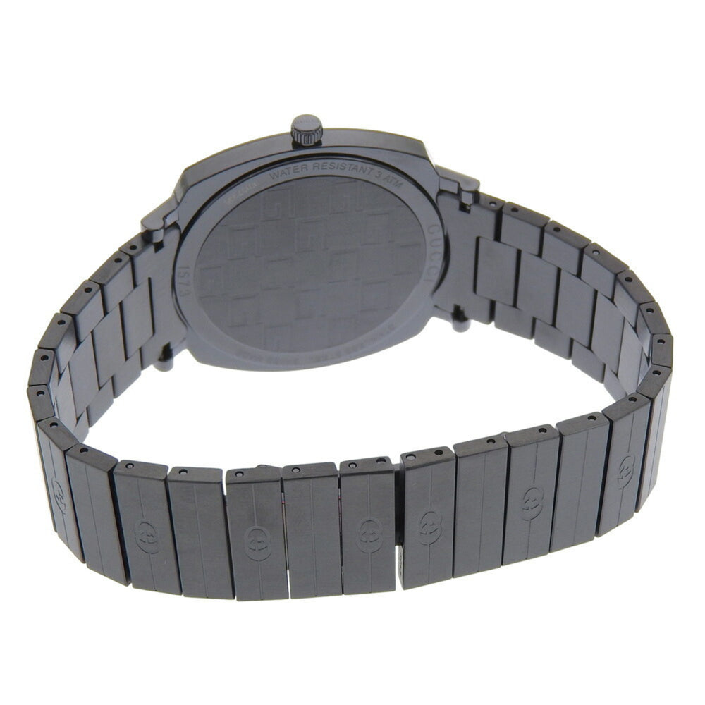 Gucci Grip Watch, 157.3 Stainless Steel, Black Quartz Movement, Analog Display, Dial, Men's — Like New
