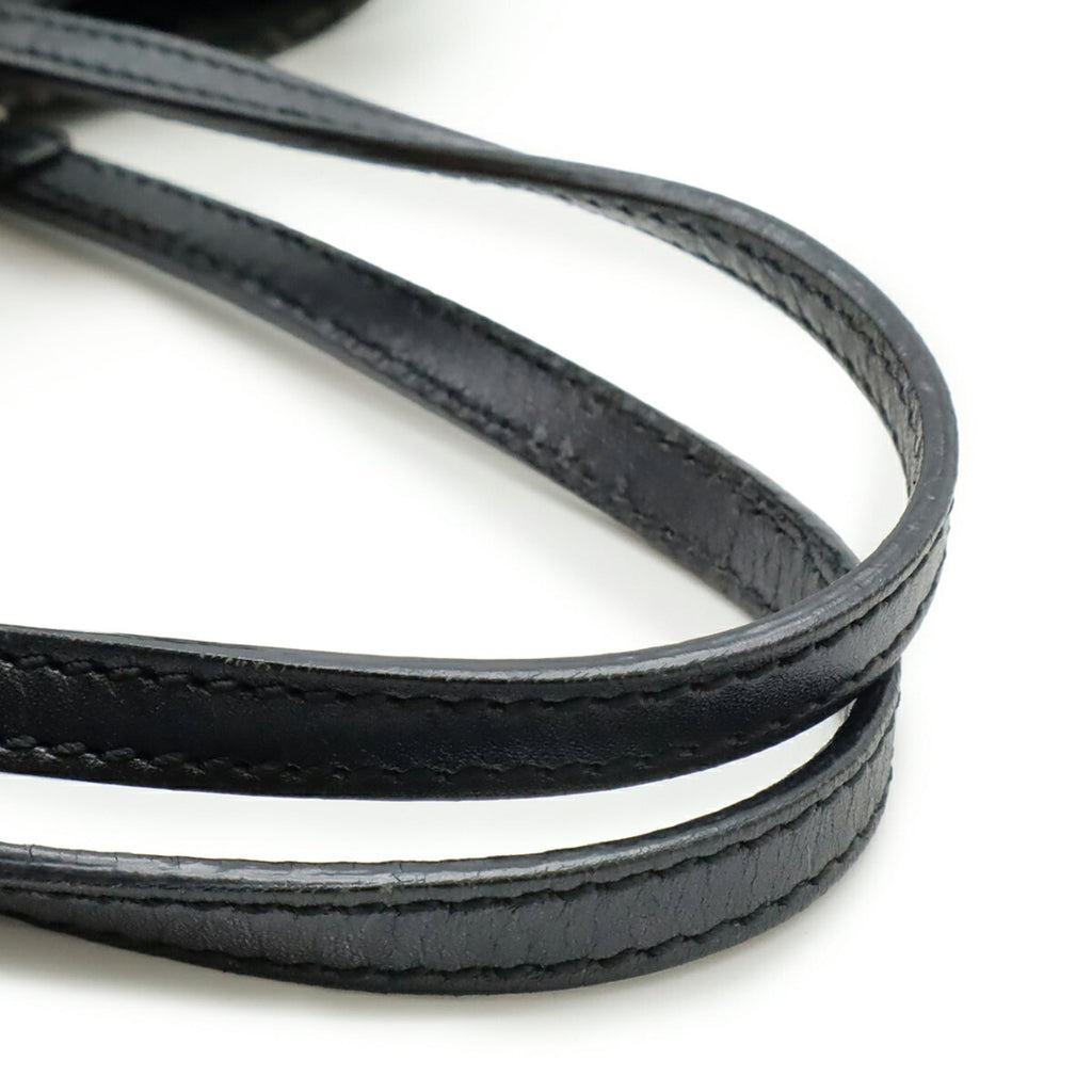 FENDI Zucchino Zucca Print Handbag, Mini Tote Bag, Canvas and Leather, Black, 8BH132