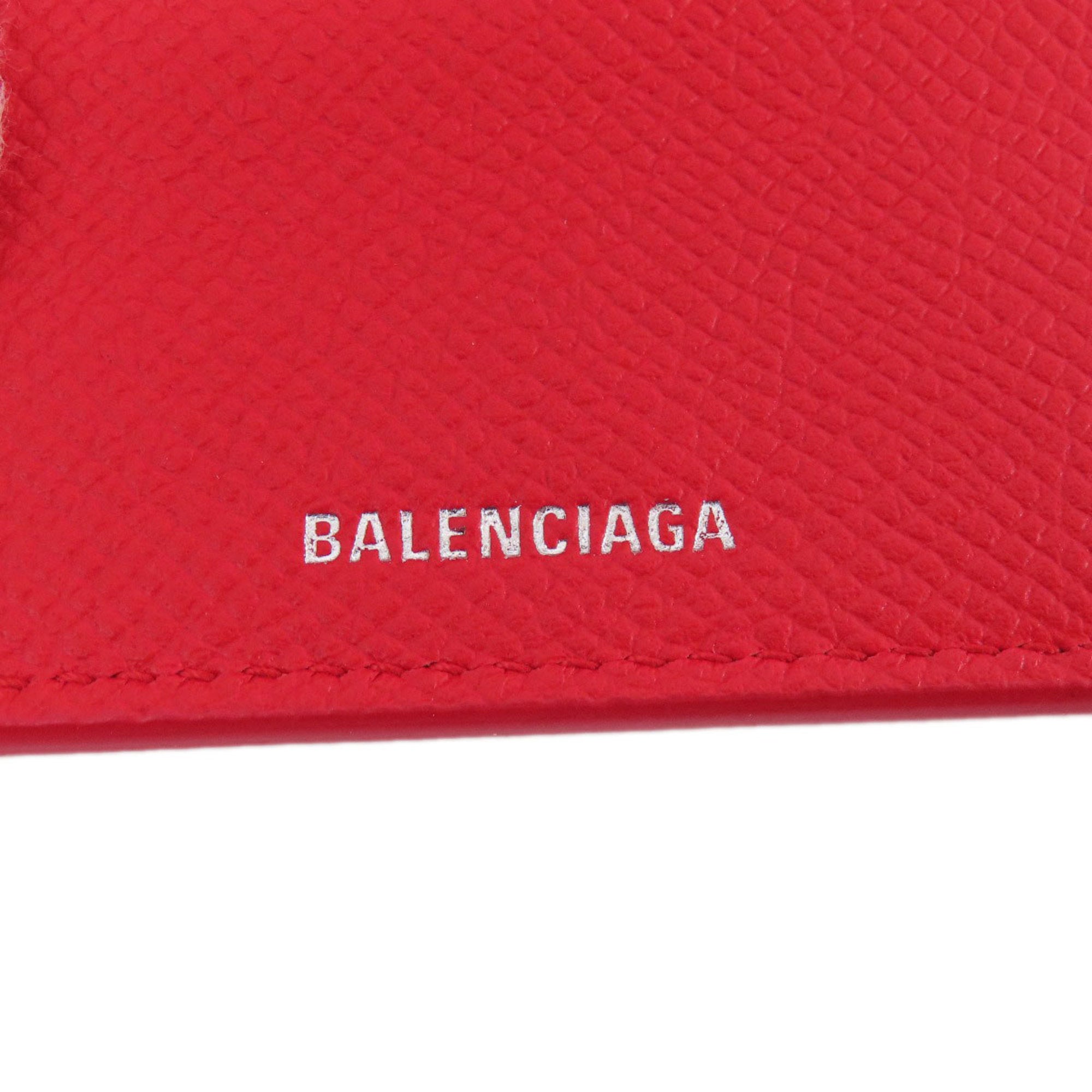 Balenciaga 601387 BB Compact Bi-fold Wallet Leather Women's BALENCIAGA
