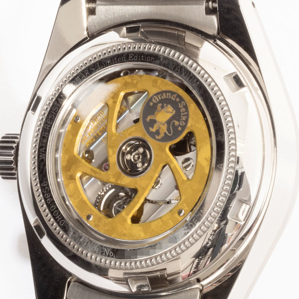 Grand Seiko Heritage Collection Mechanical Hi-Beat Watch SBGJ255 Bright Titanium Silver Men's — Good