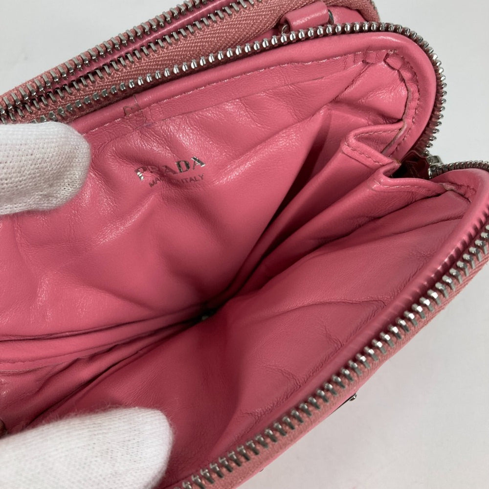 PRADA Chain Crossbody 3WAY Pochette Shoulder Bag pink — Like New