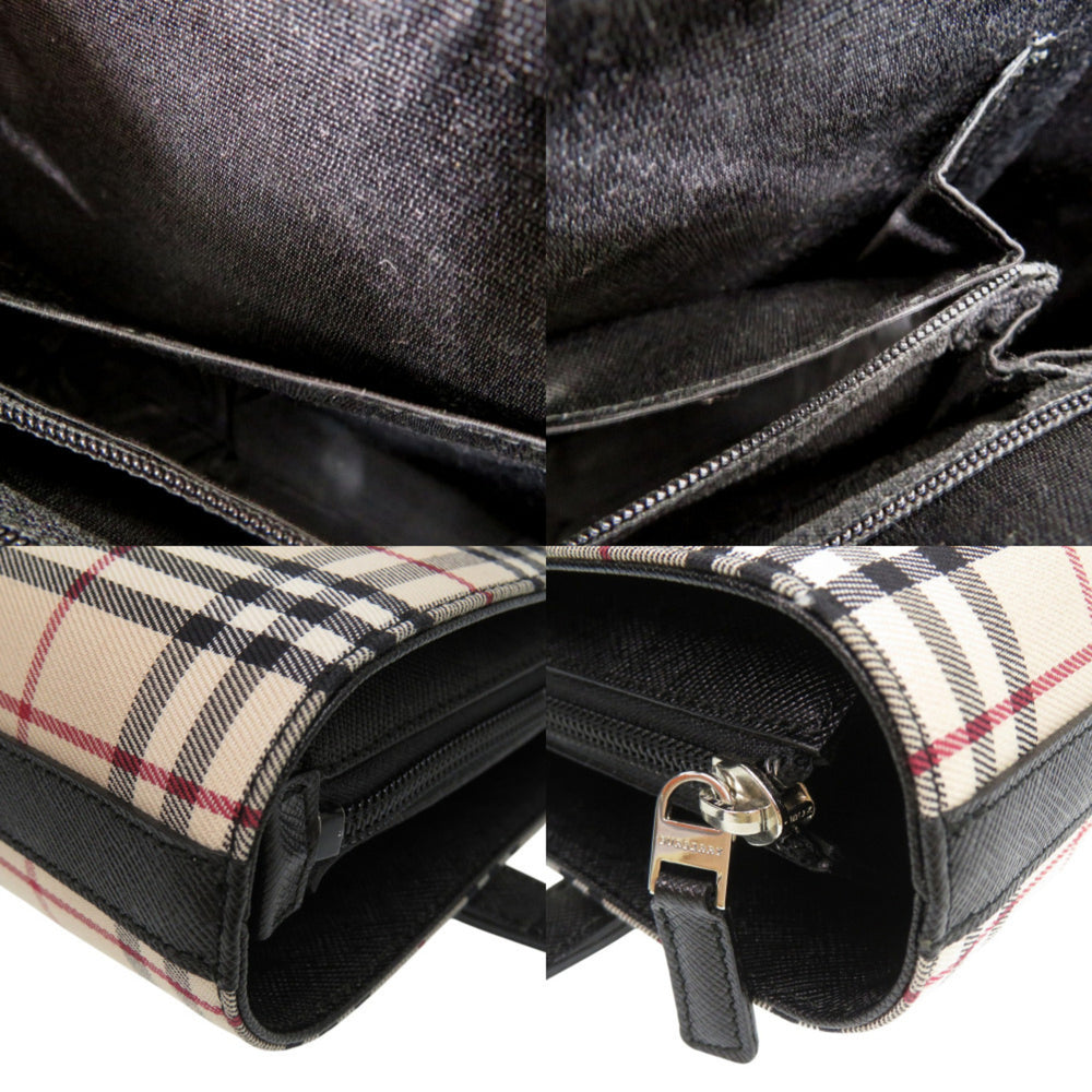 Unused Burberry Nova Check Tote Bag in Beige Nylon Canvas and Leather, 1476BURBERRY — New - Store Return