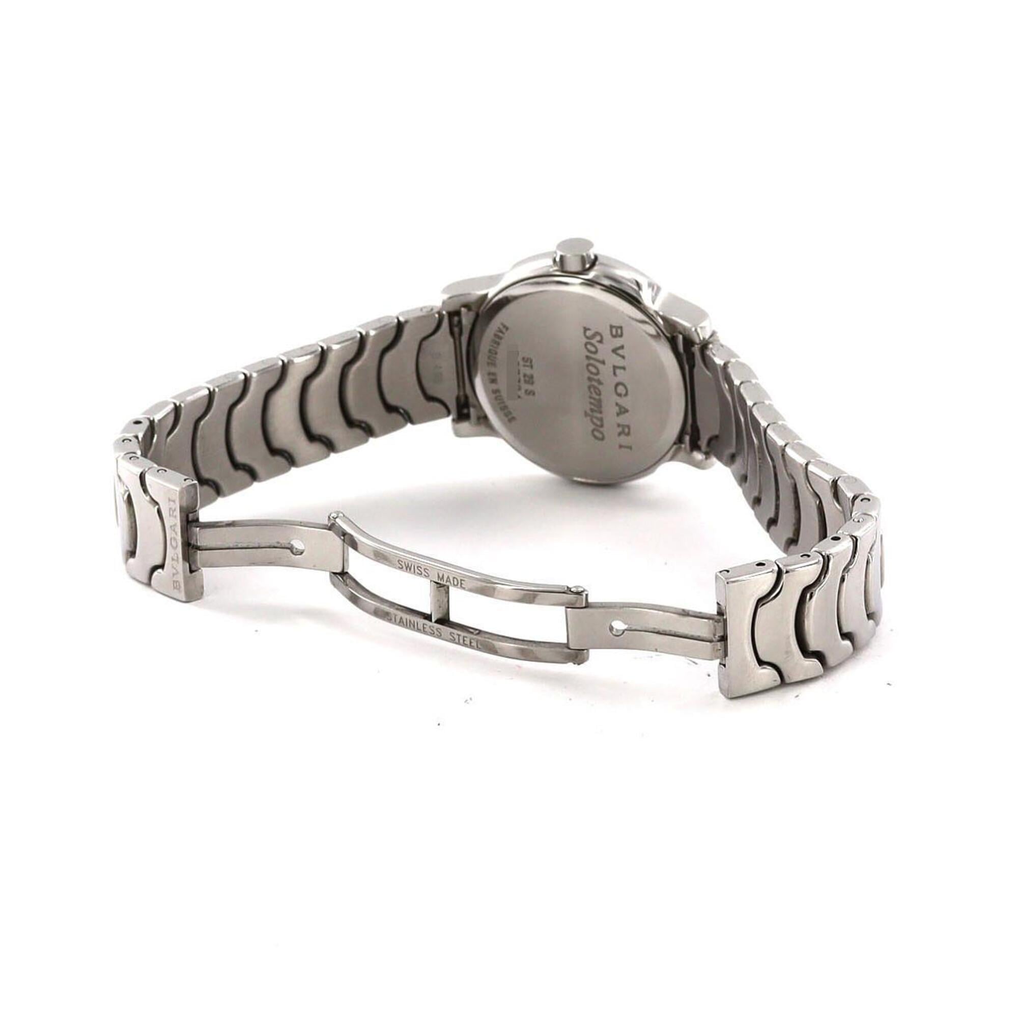 Bulgari Solotempo ST29S ST29BSSD Stainless Steel Quartz Watch — Good
