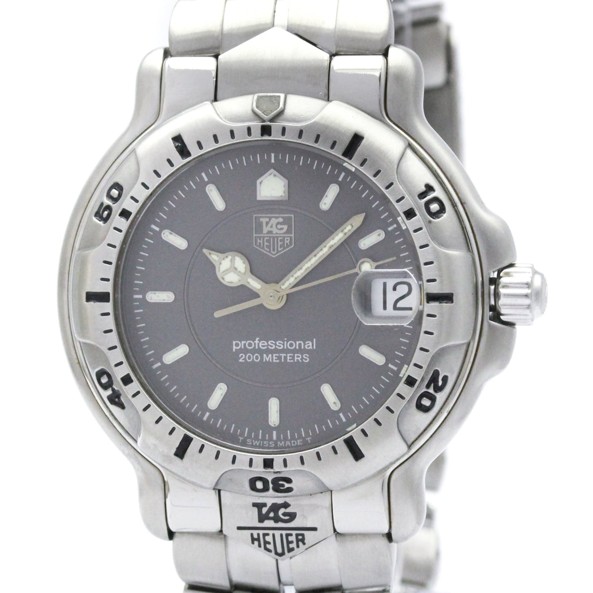 TAG HEUER 6000 Professional 200M Quartz Mens Watch WH1112 Polished — Very Good