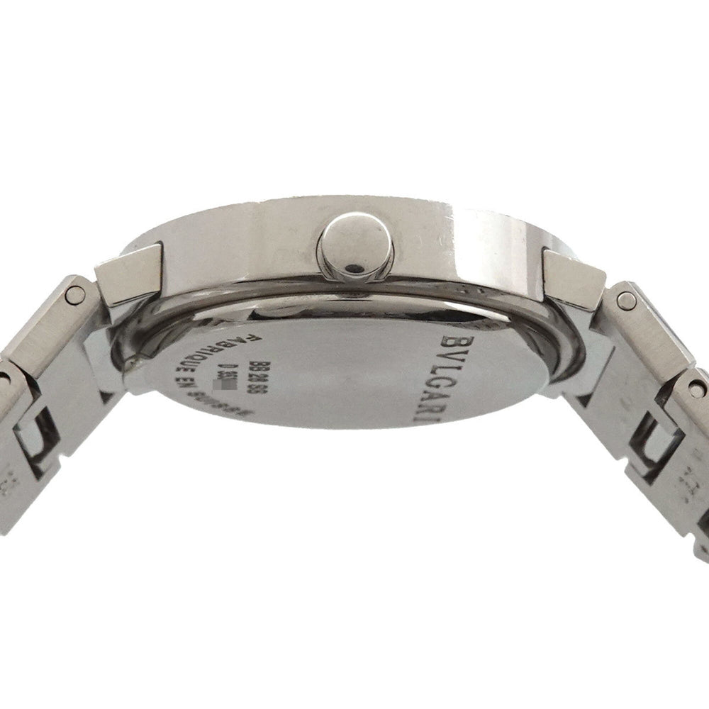 BVLGARI BB26SS Women's Watch 12P Diamond Black Quartz — Very Good