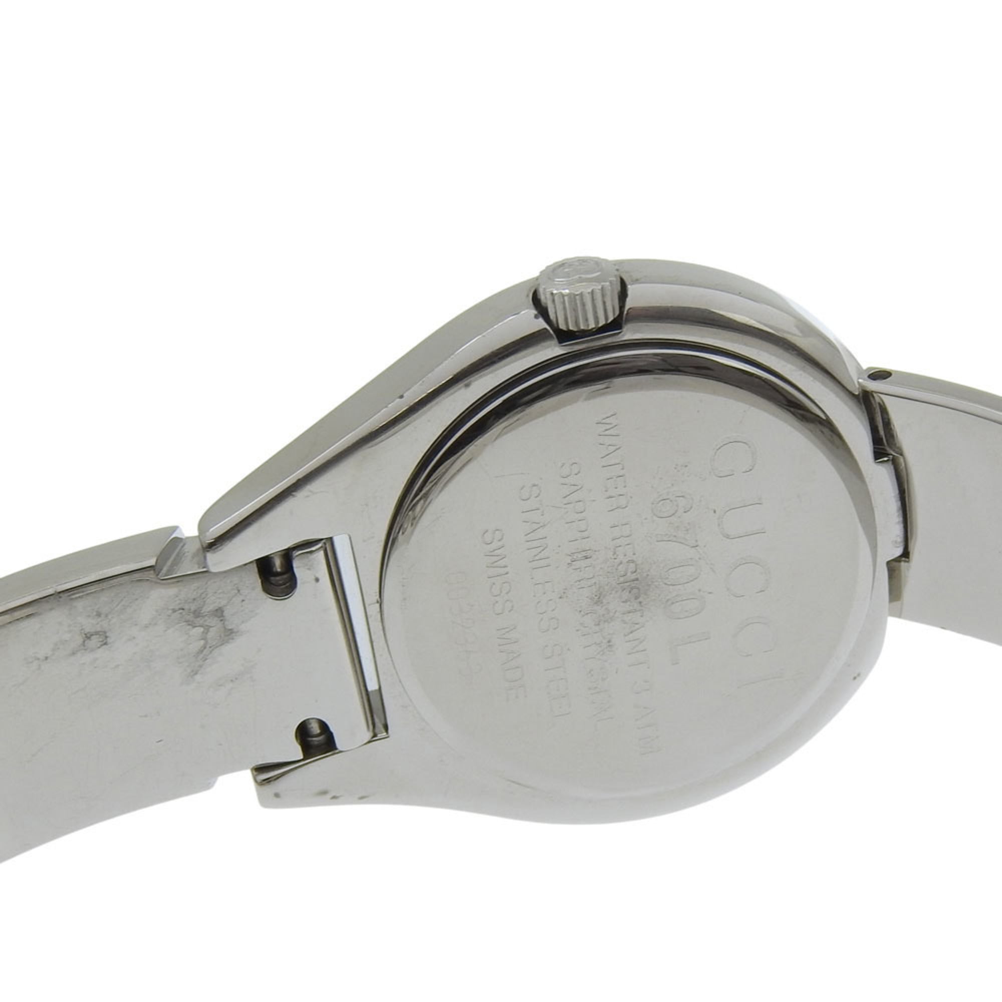 Gucci GUCCI watch 6700L stainless steel black quartz analog display dial women's — Good
