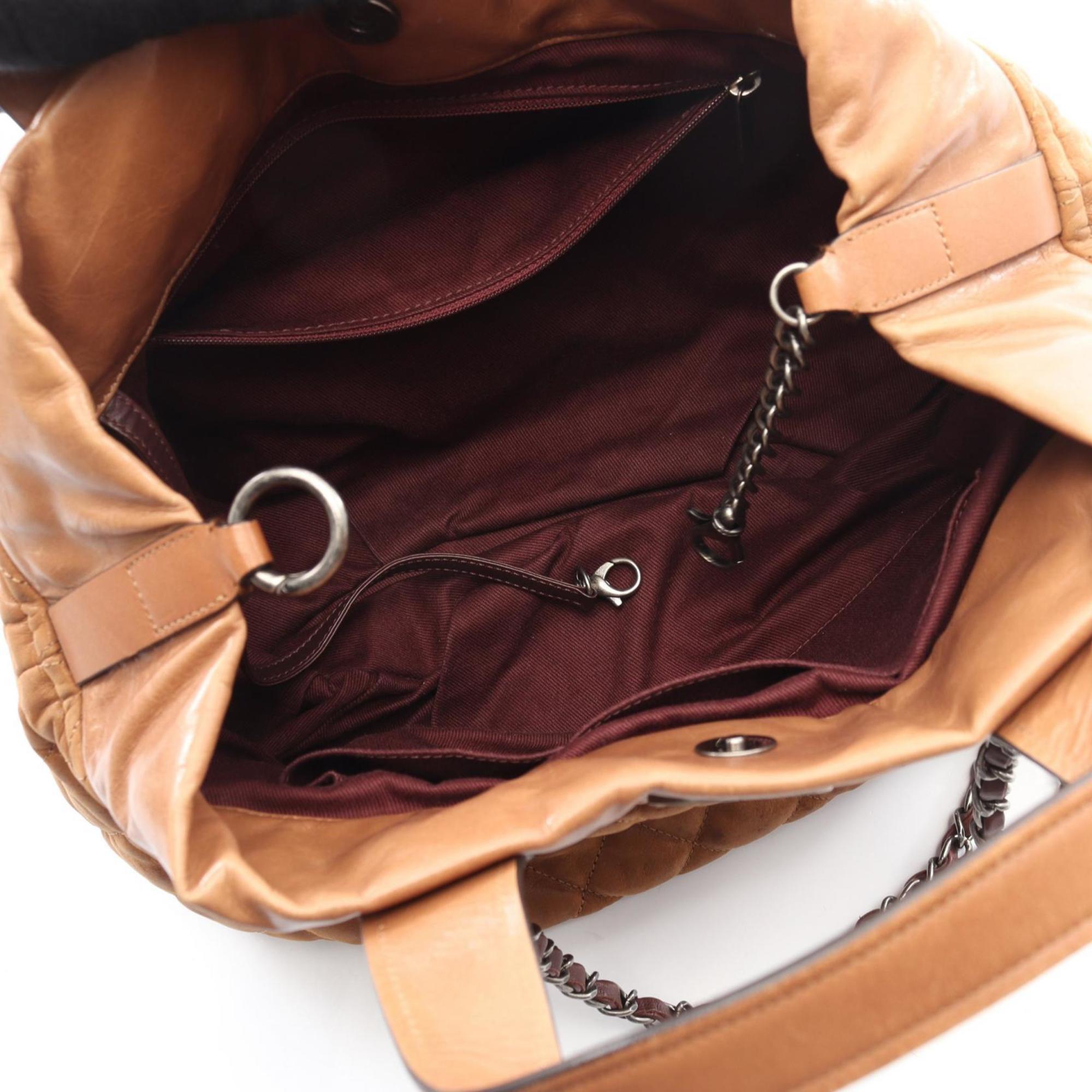 CHANEL IN THE MIX Shoulder Bag/Handbag, Leather, Women's, Brown