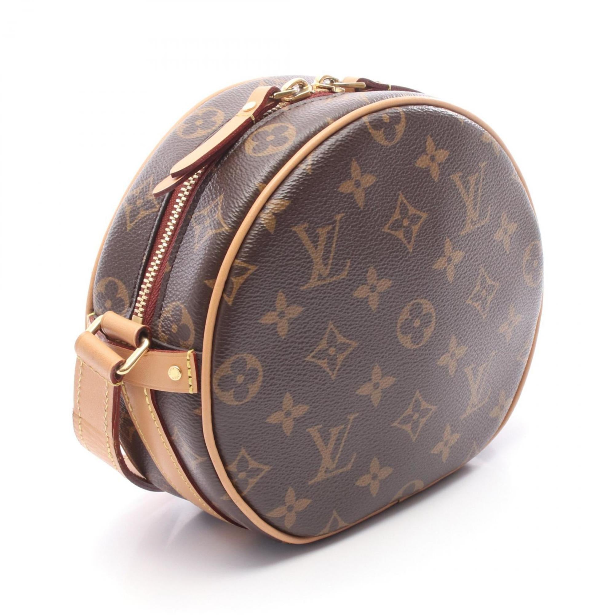 Louis Vuitton Boite Chapeau Souple PM Shoulder Bag, Coated Canvas and Leather, Monogram, Women's, Brown, M45149