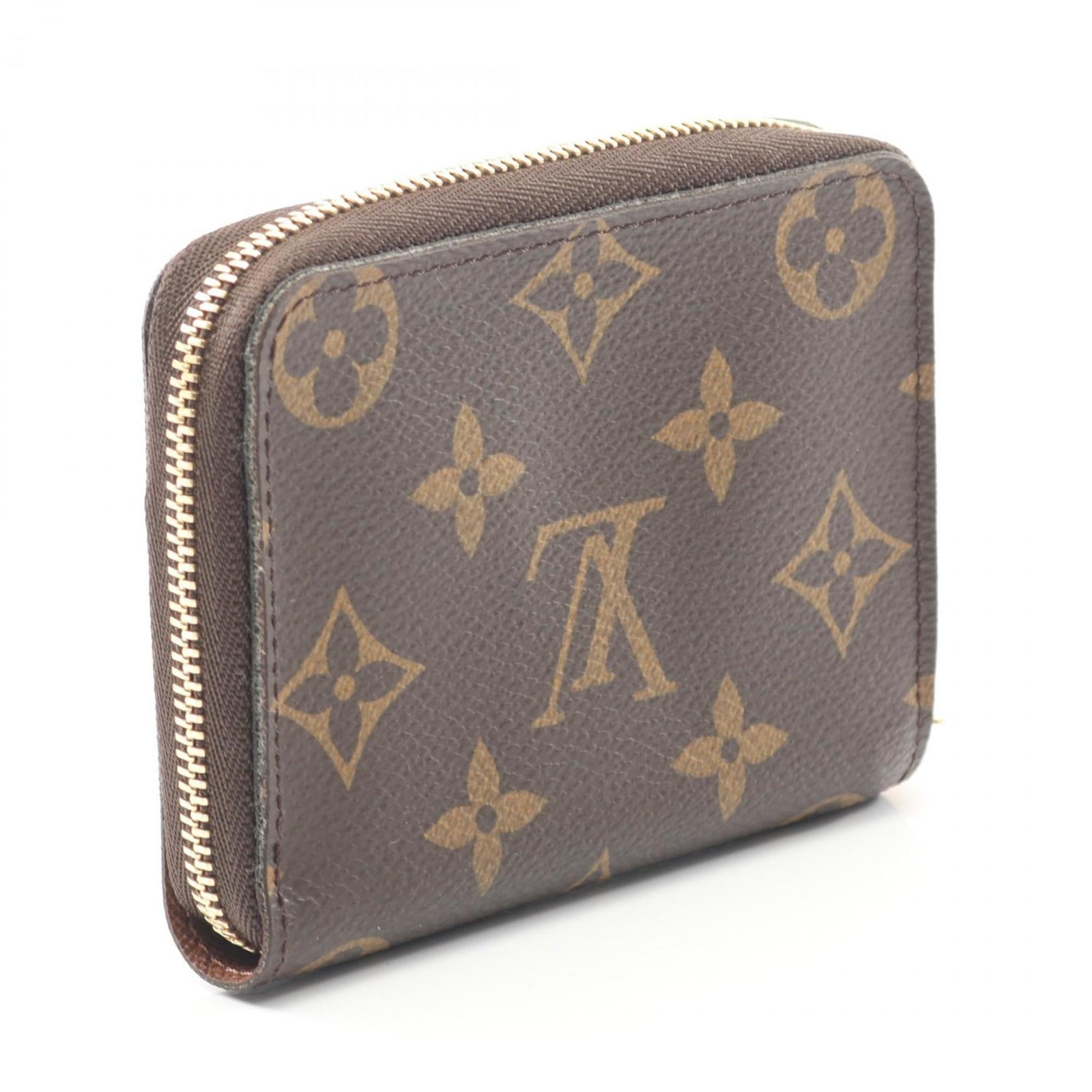 Louis Vuitton Zippy Coin Purse, Coated Canvas, Monogram, Women's, Brown, M60067