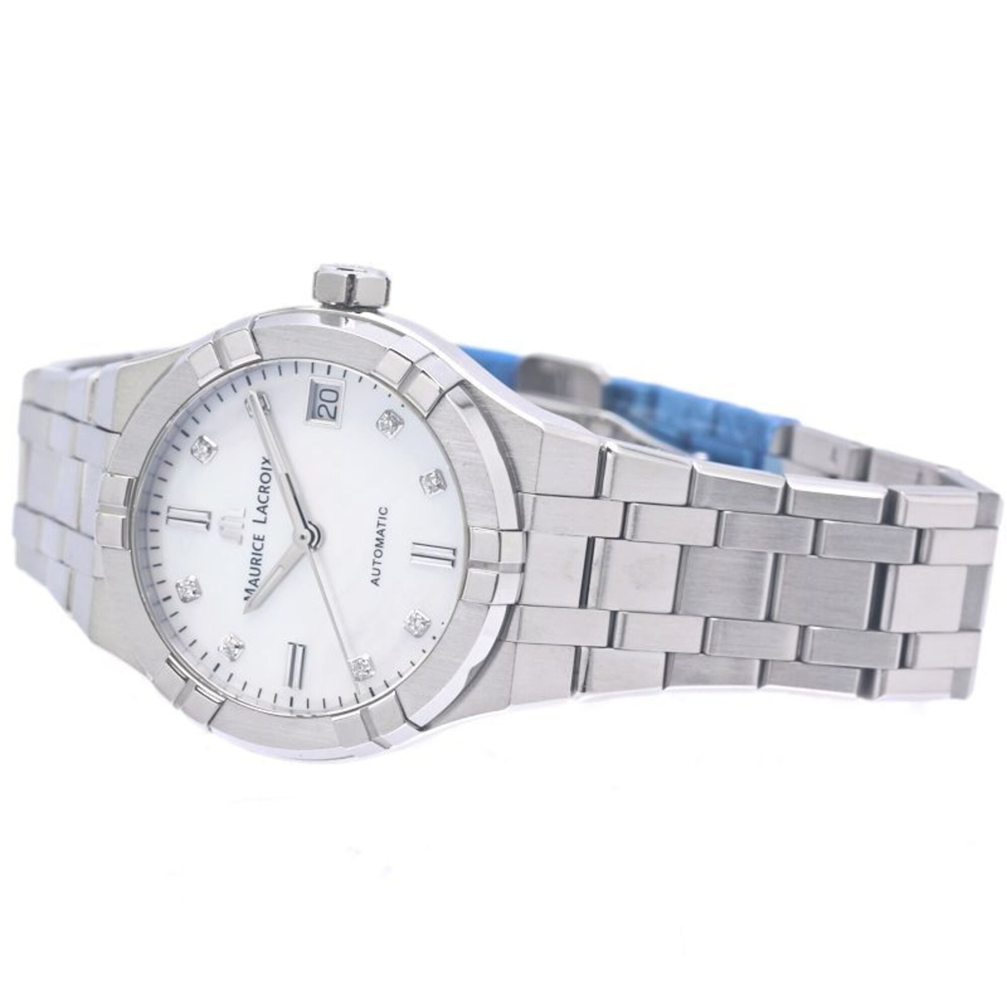 Maurice Lacroix Aikon Automatic 35 Diamond AI6006-SS002-170-1 Men's/Women's Watch (Boys' Size) Stainless Steel 40317 — Good