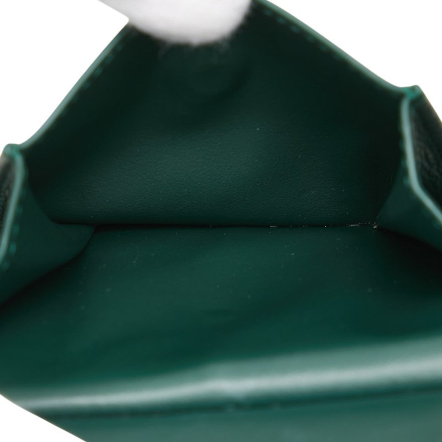 Bottega Veneta Maxi Intrecciato Cassette Bi-fold Wallet in Emerald Green Leather for Women