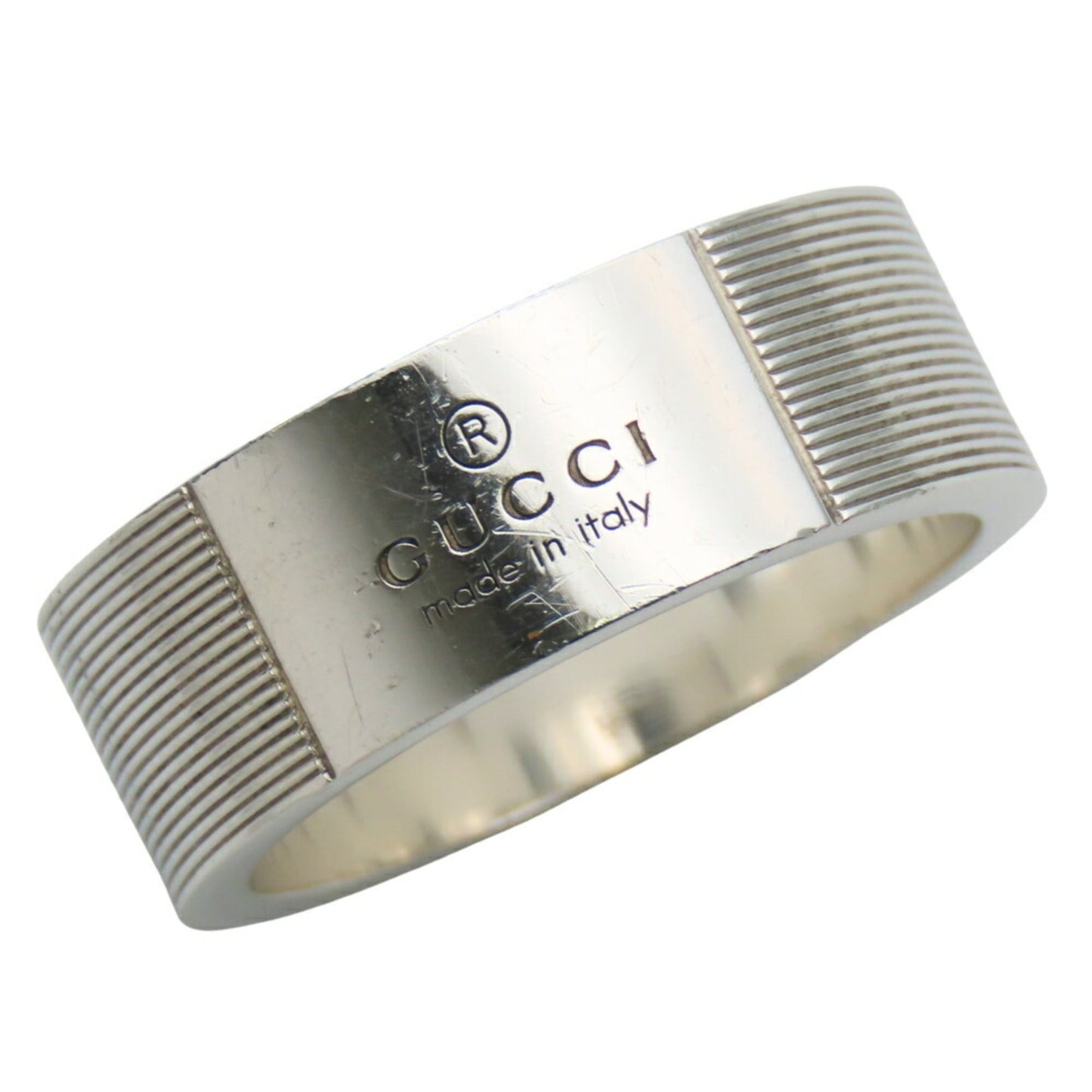 Gucci Ring, Size 21, Sterling Silver, Approx. 10.2g, Men's, GUCCI