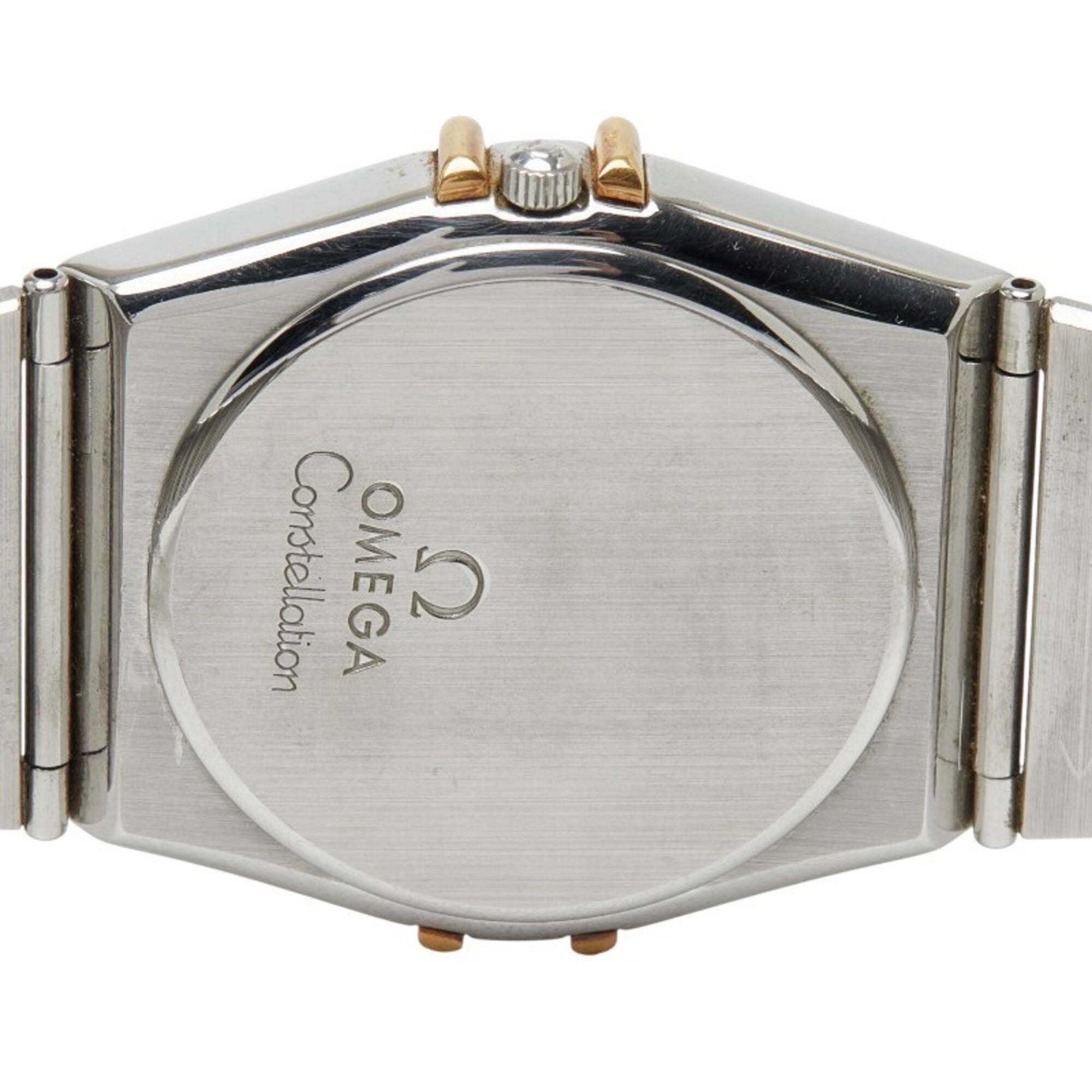 Omega Constellation Day-Date Watch 396.1070 Quartz Gold Dial Stainless Steel Solid Men's OMEGA — Good