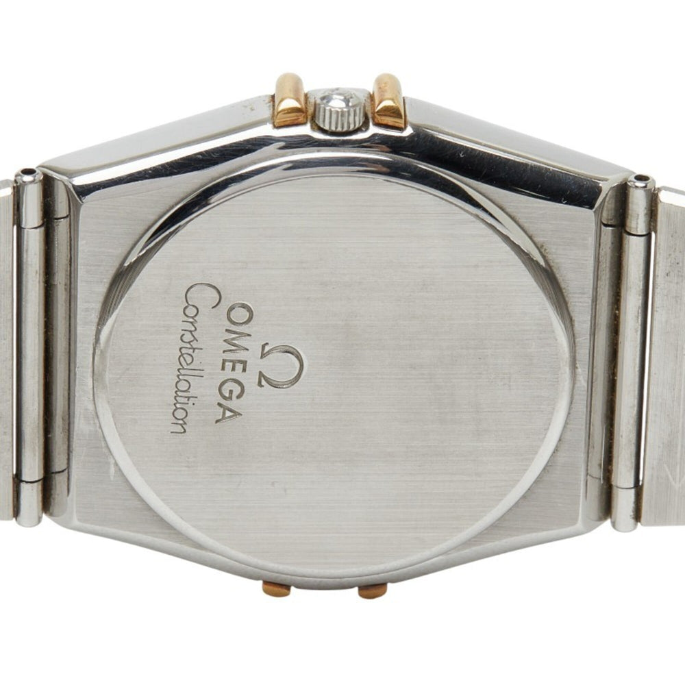 Omega Constellation Day-Date Watch 396.1070 Quartz Gold Dial Stainless Steel Solid Men's OMEGA — Good