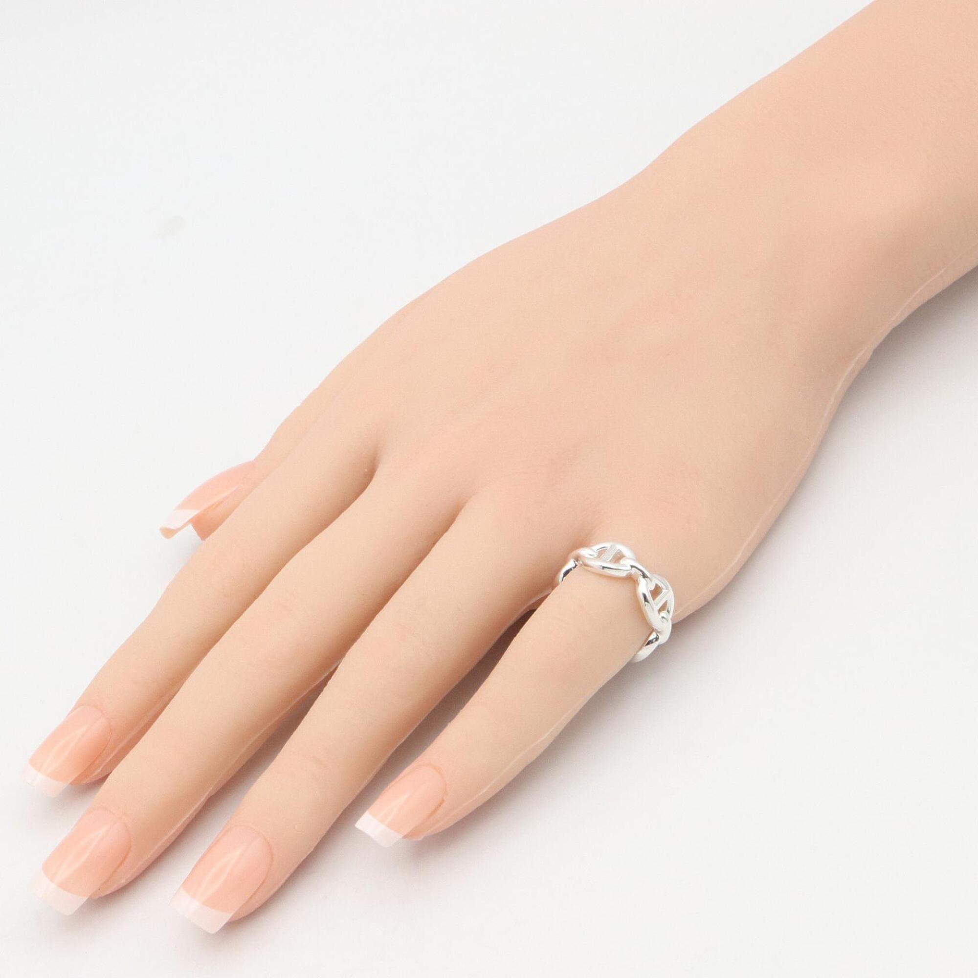Hermes Chaine d'Ancre Enchainée Ring - Sterling Silver 925 Men's & Women's Tone — Like New