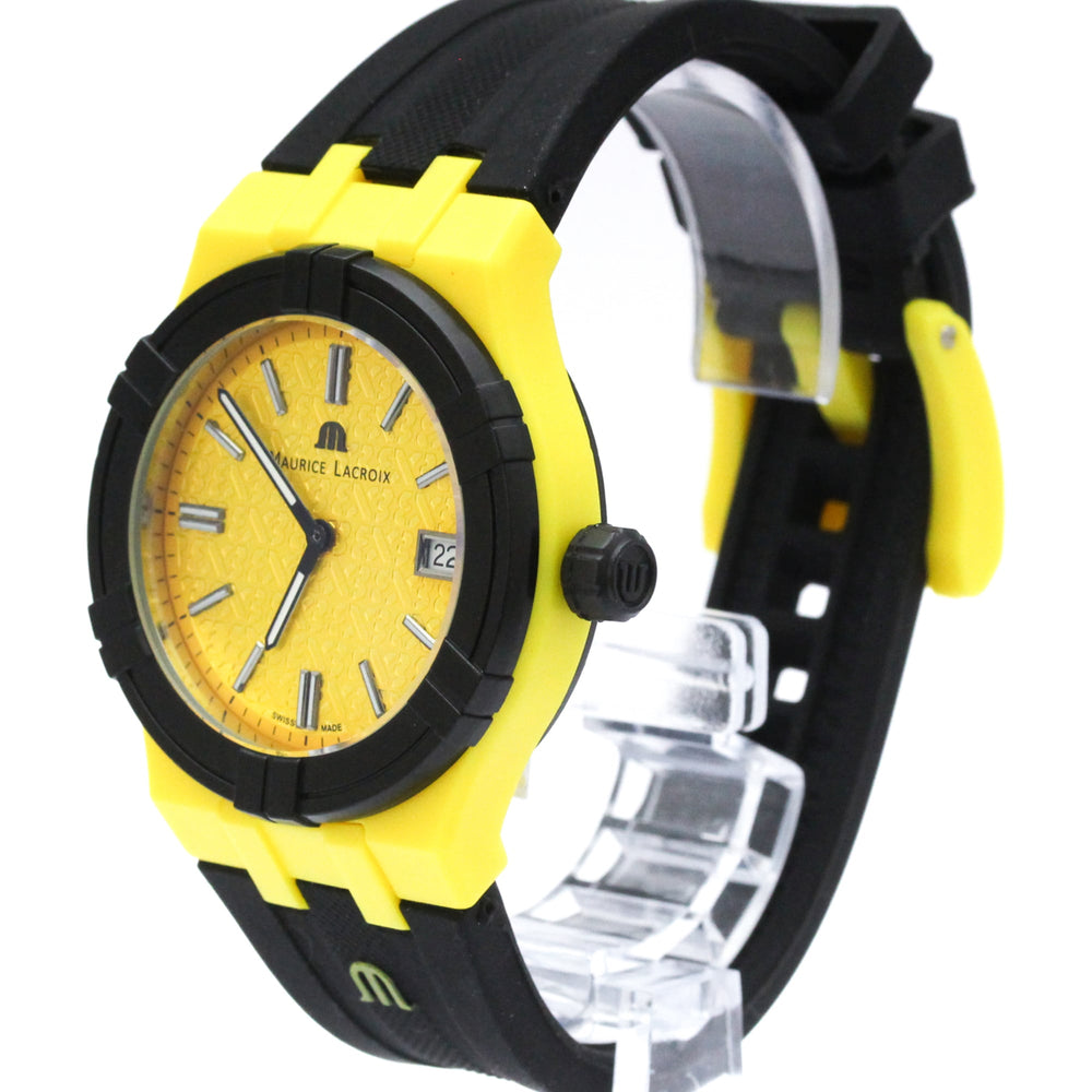 MAURICE LACROIX Aikon Tide Plastic Rubber Quartz Watch AI2008 — Very Good