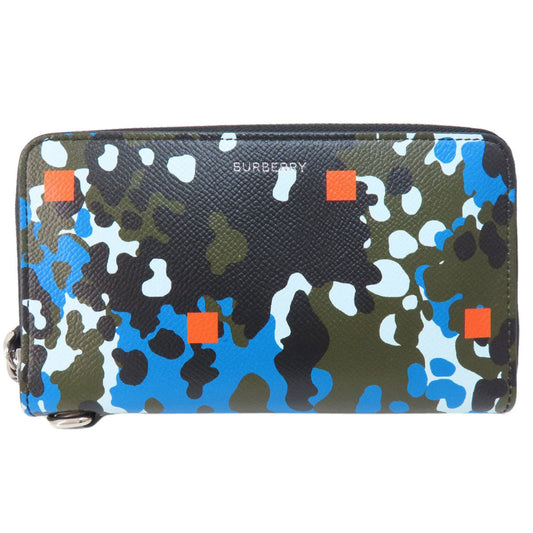 Burberry Camouflage Pattern Long Wallet PVC Women's BURBERRY