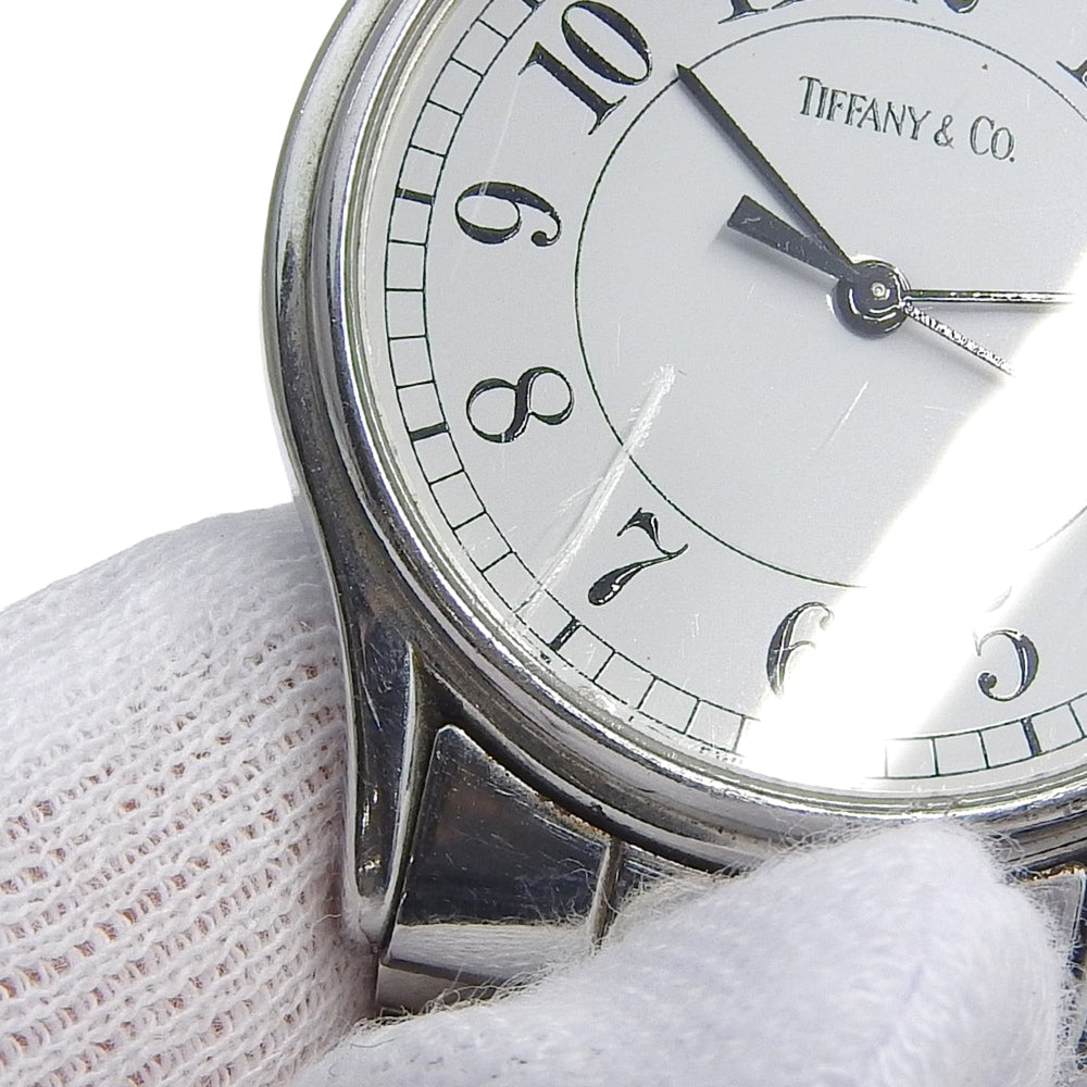 Tiffany & Co. Classic Watch, Stainless Steel, Quartz, Analog, White Dial, Unisex — Good