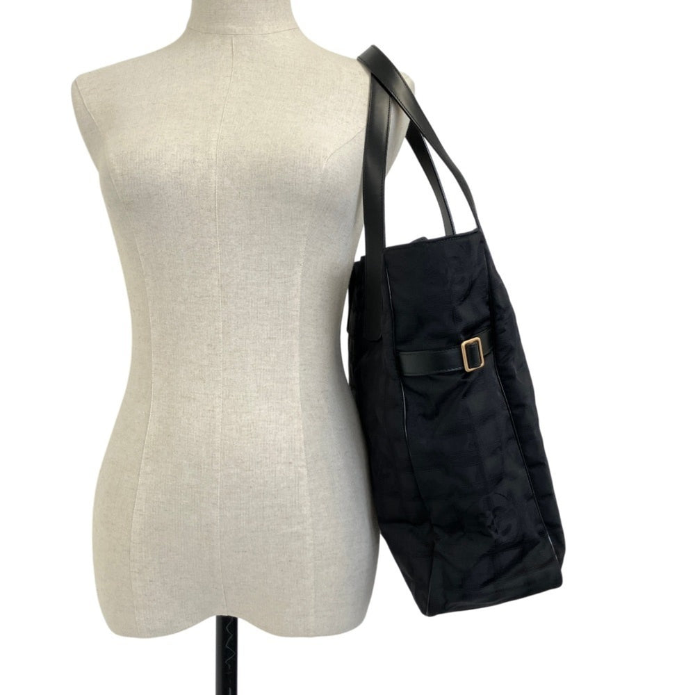 CHANEL New Travel Line GM Tote Bag A15825 Black Women's — Like New