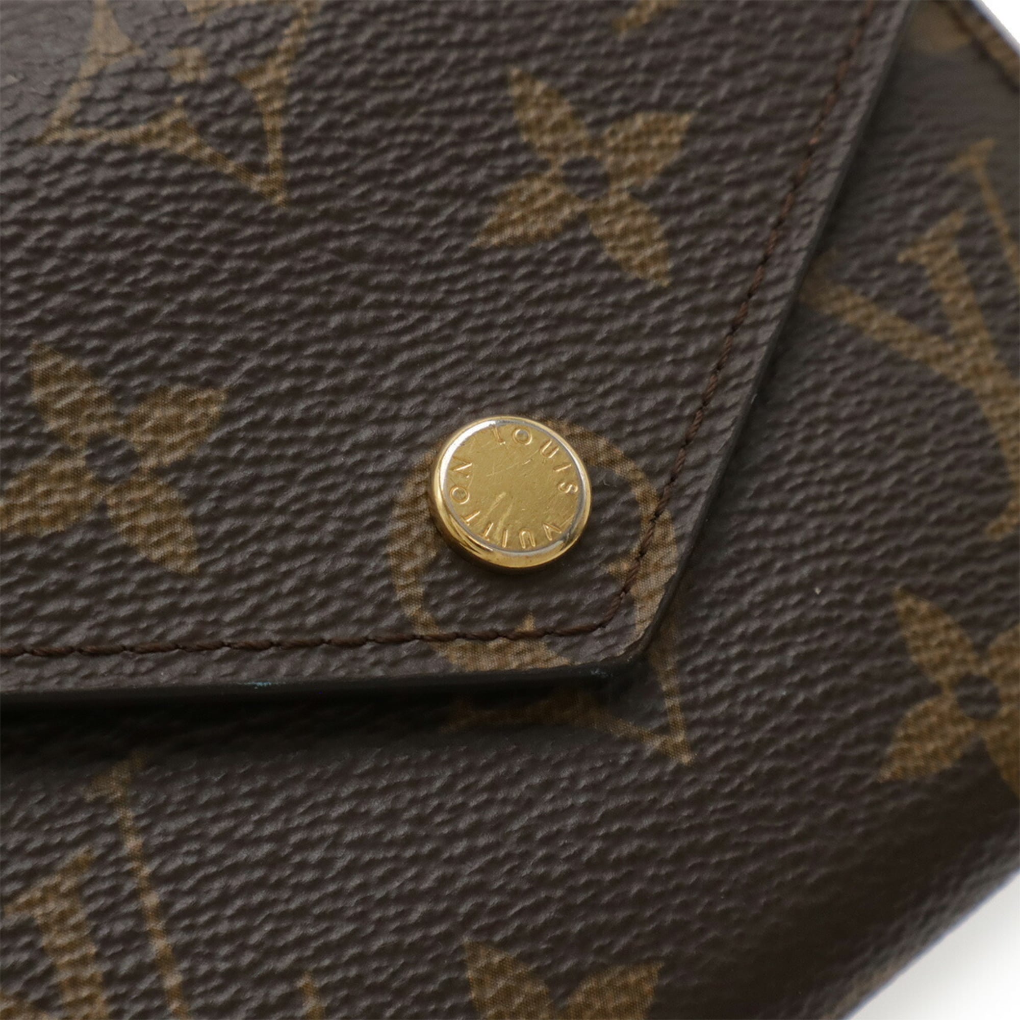 LOUIS VUITTON Monogram Portefeuille Victorine Tri-fold Wallet M62472