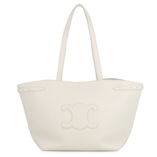 Celine Anais Cabas Medium Leather Tote Bag 116853, Black