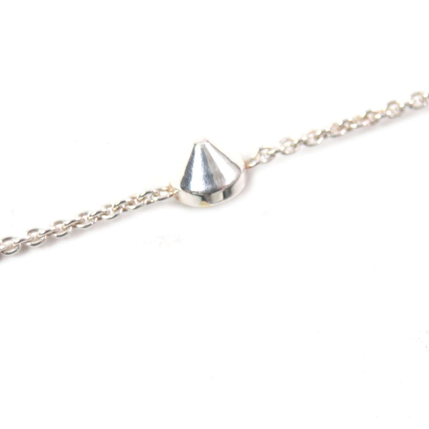 GUCCI 527393 Double G Mother-of-Pearl Flower Chain Bracelet, SV925 Silver, White, Size 17, Includes Dust Bag, Made in Italy, Weight 5.56g, Women's