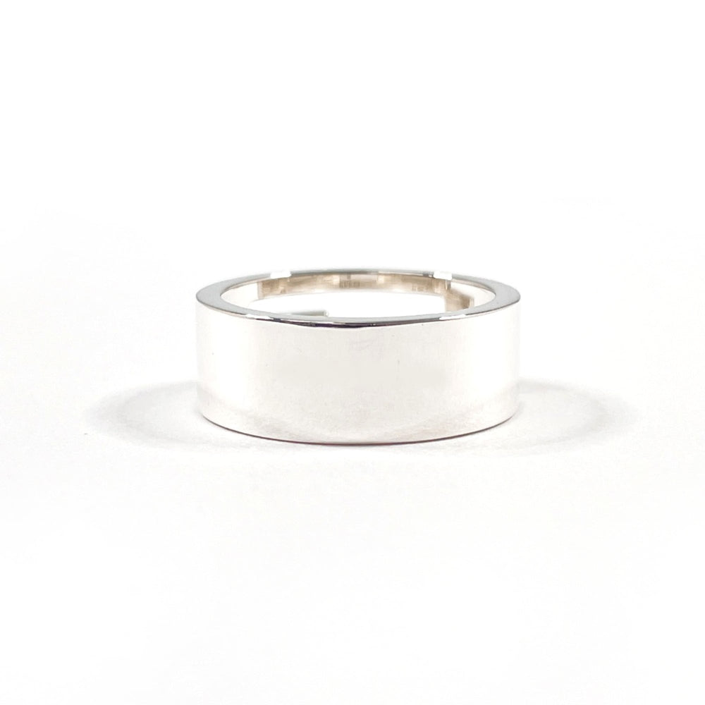 GUCCI Branded Cutout G Ring, Sterling Silver 925, Size 17.5cm, Men's — Like New