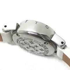 Louis Vuitton Q151P Rug diamond quartz Wristwatch Pink Based White — Very Good