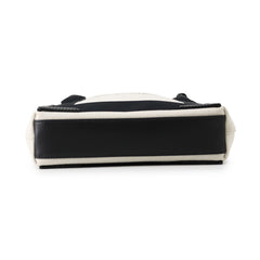 Balenciaga handbag Navy Cabas XS 390346 BALENCIAGA 2-way White Black — Like New