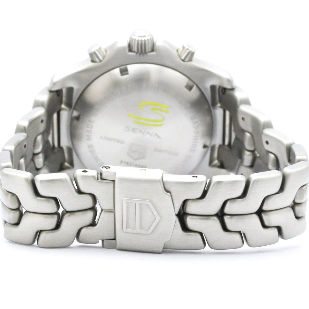 TAG HEUER Link Chronograph Ayrton Senna Limited Watch CT2115 Polished — Very Good