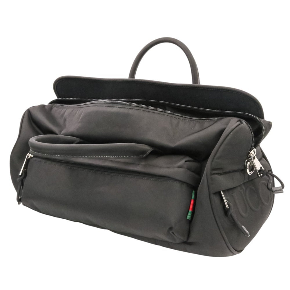 GUCCI Sherry Line Nylon 2-Way Boston Bag 800185 Black (Men's & Women's) — Like New