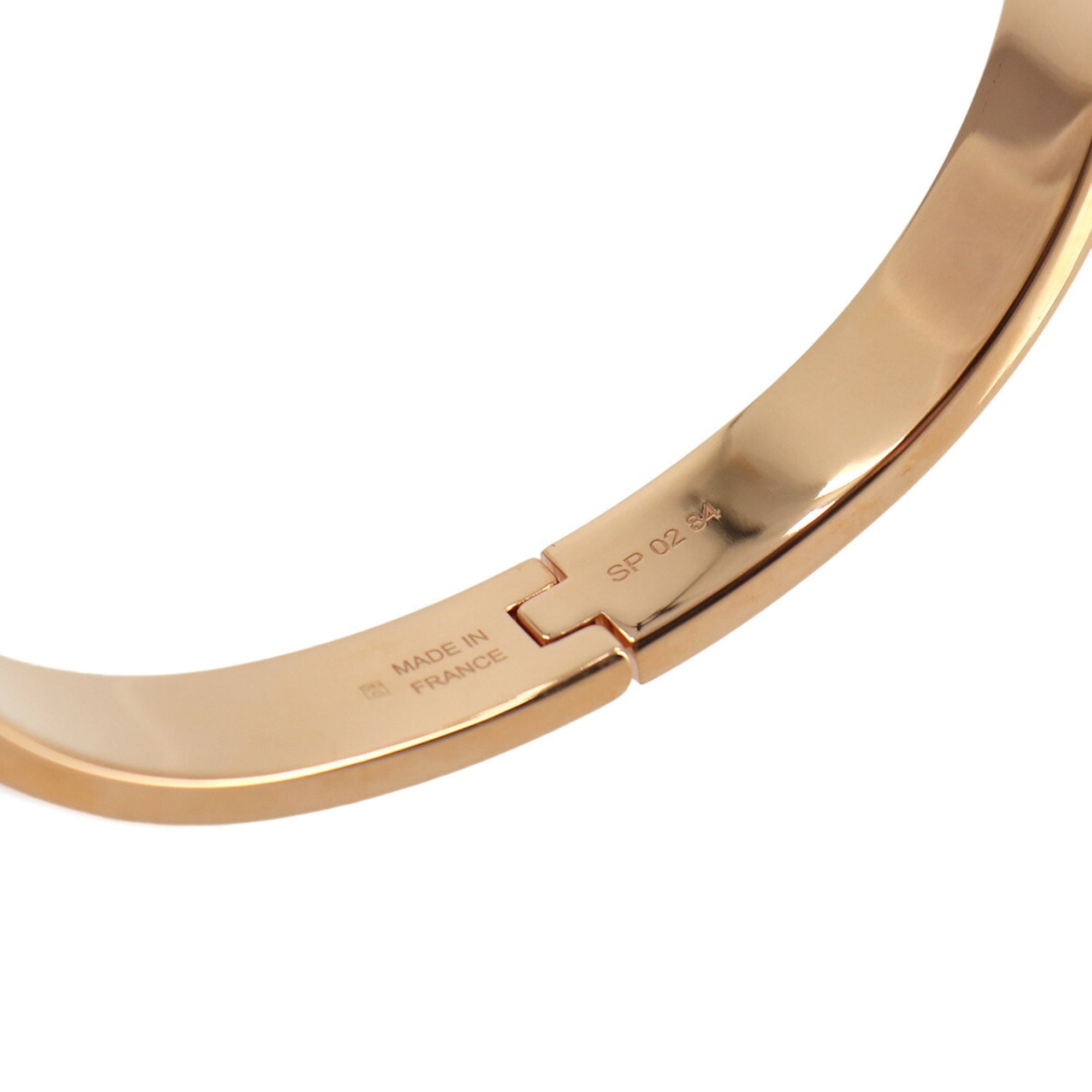 Hermes Mini Clic Kelly PM Bangle White Rose Gold (Kingdom of Helios) — New - Store Return