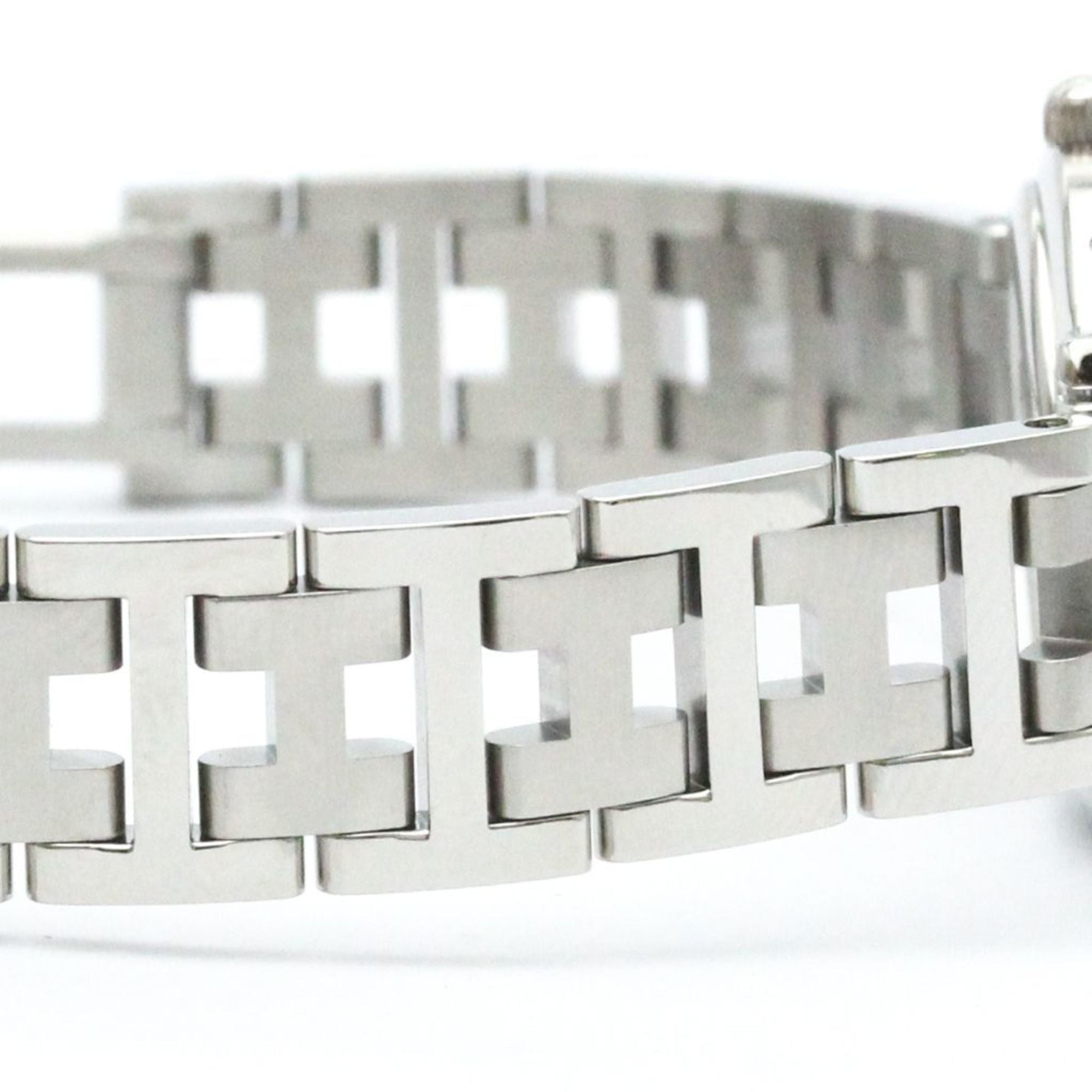 Hermes Clipper Quartz Stainless Steel Women's Dress Watch CL4.210 — Very Good
