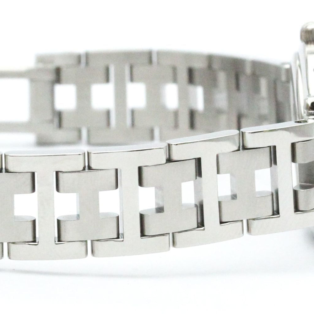 Hermes Clipper Quartz Stainless Steel Women's Dress Watch CL4.210 — Very Good