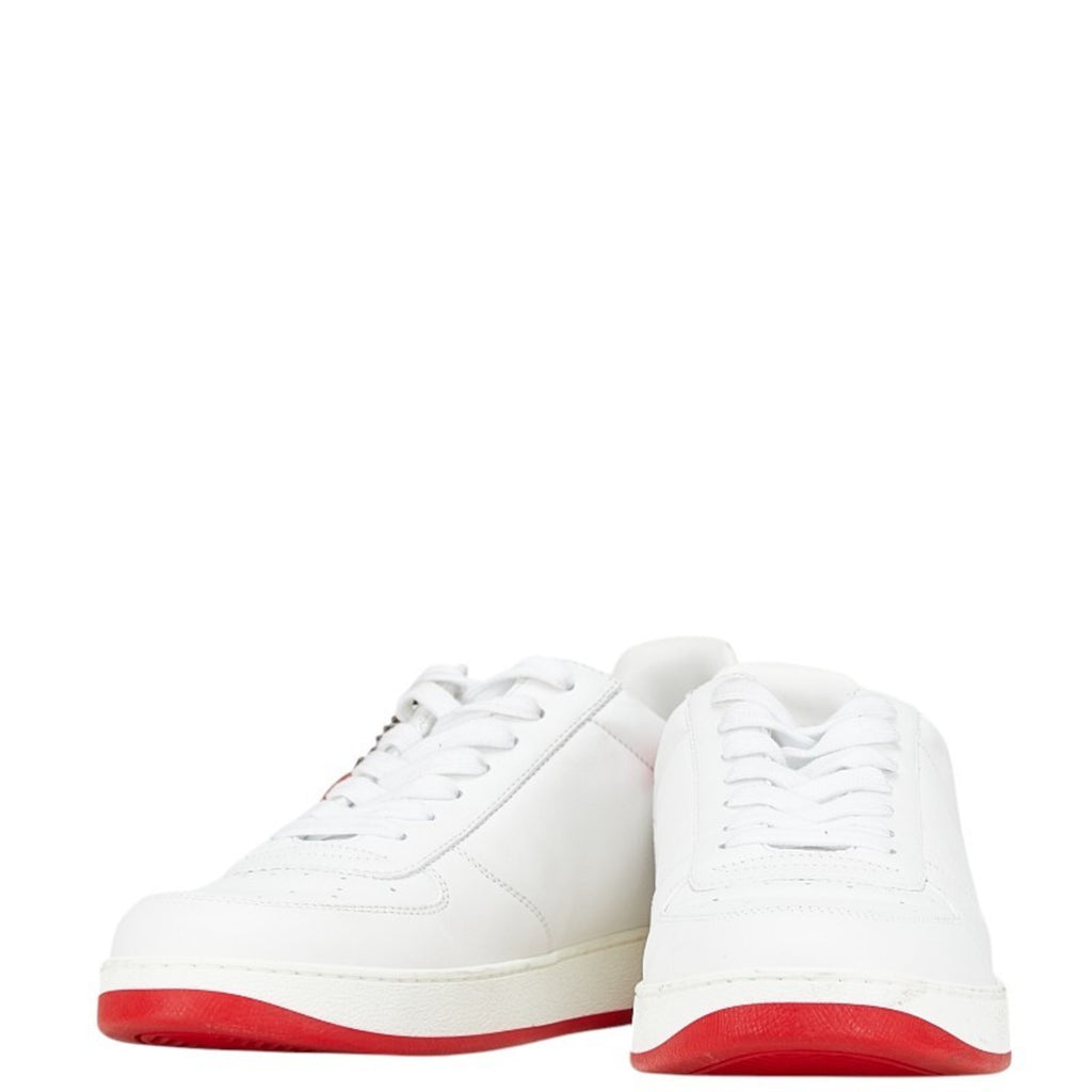 Louis Vuitton Rivoli Line Sneakers Size: 5 1/2 White Red Leather Rubber Women's LOUIS VUITTON