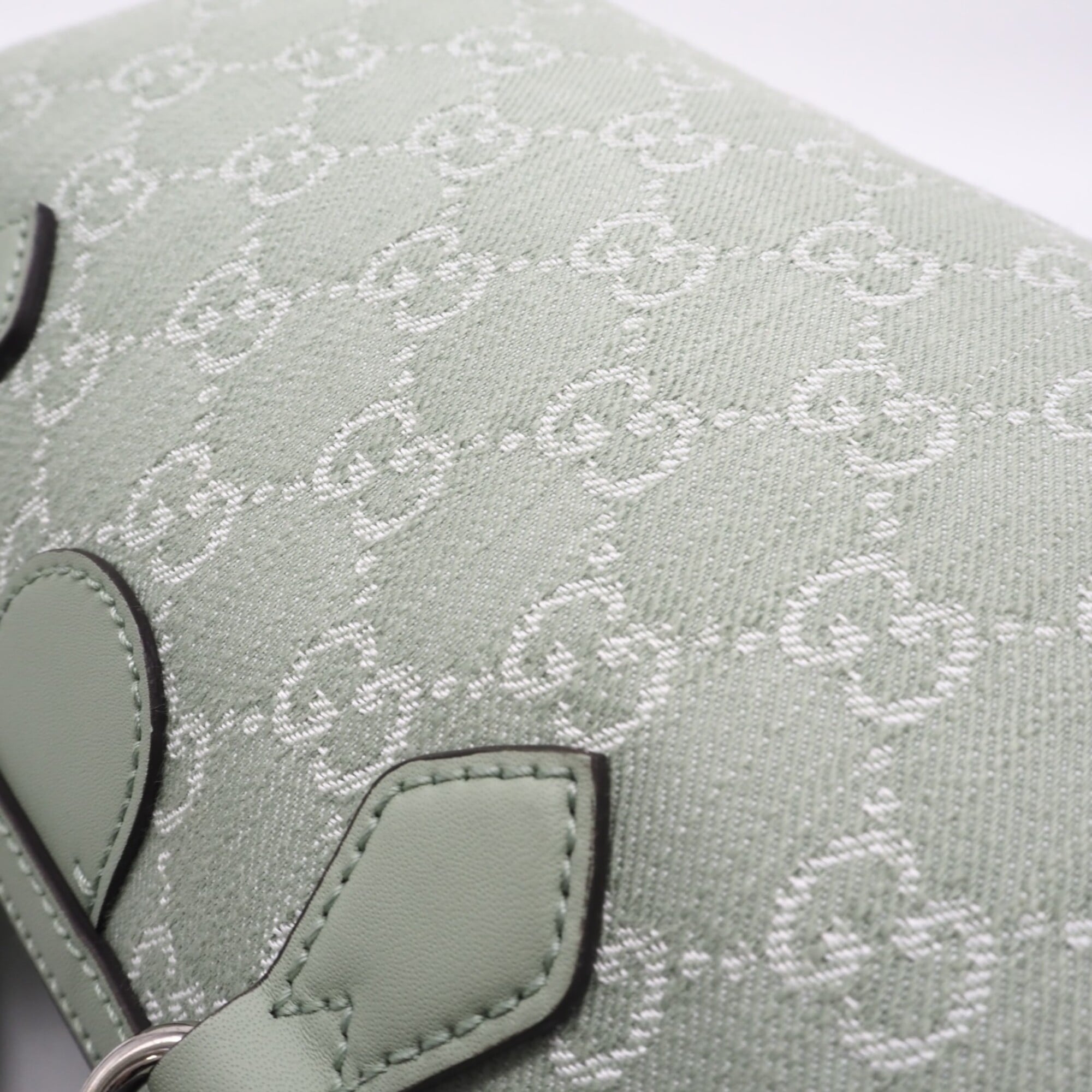 GUCCI Ophidia GG Canvas Small Boston Bag 772061 Handbag Green Women's — New - Store Return