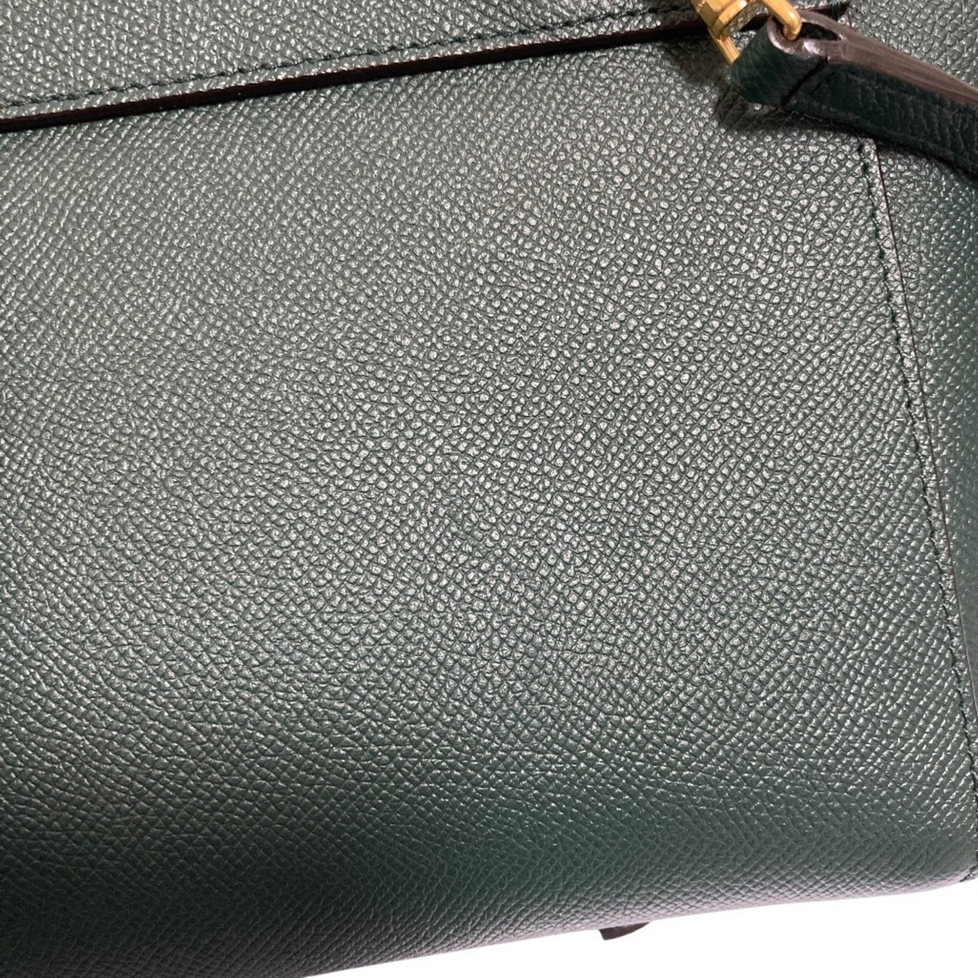 CELINE Nano Belt Bag, 2-Way Shoulder Bag/Handbag, Green, Women's — Like New