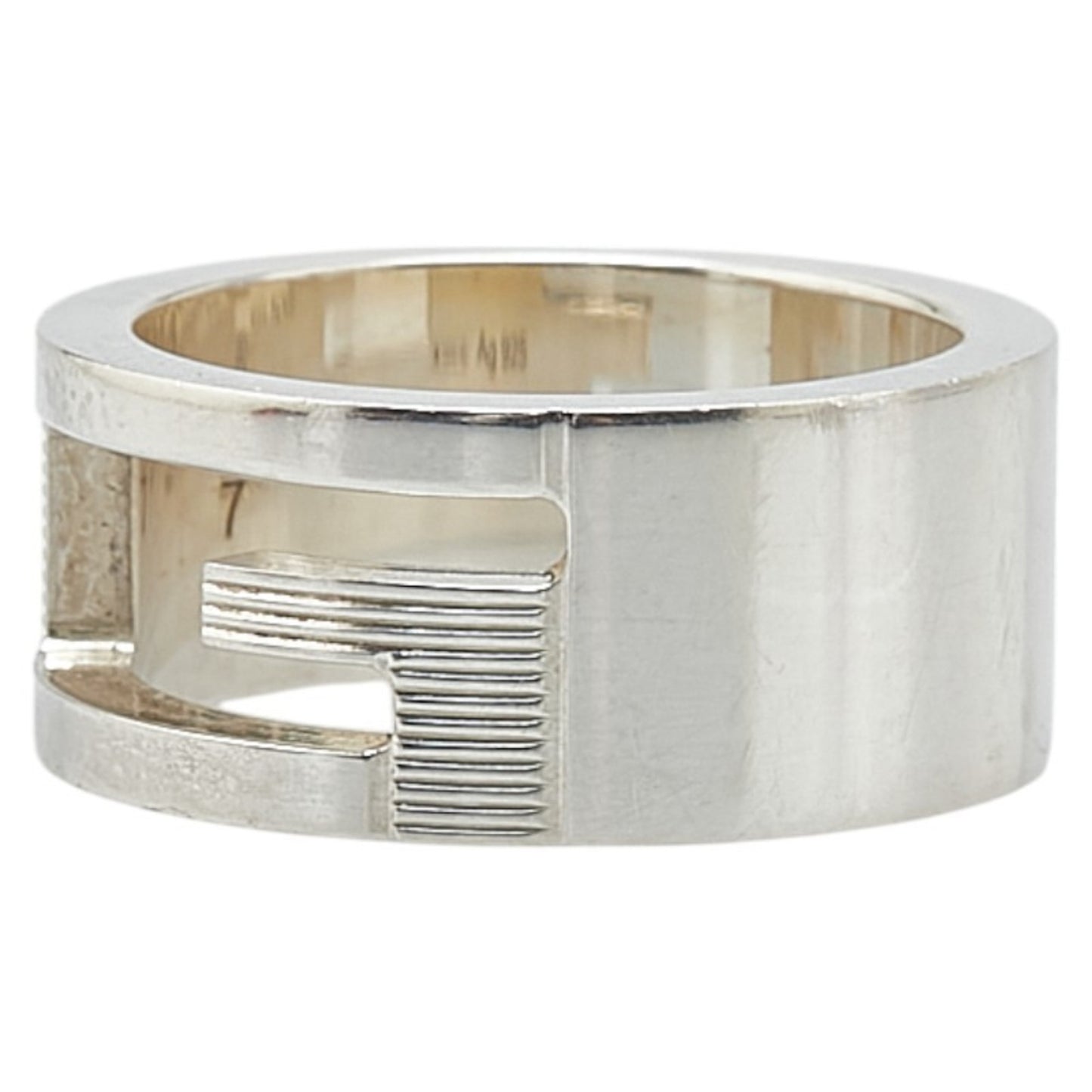 Gucci Cutout G Ring #7 SV925 Silver Women's GUCCI