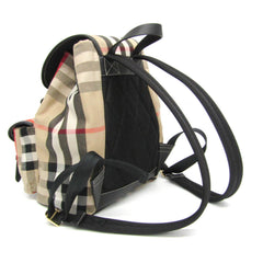 Burberry ENFILD 81231011 Women's Cotton Canvas,Leather Backpack Black,Brown — Like New
