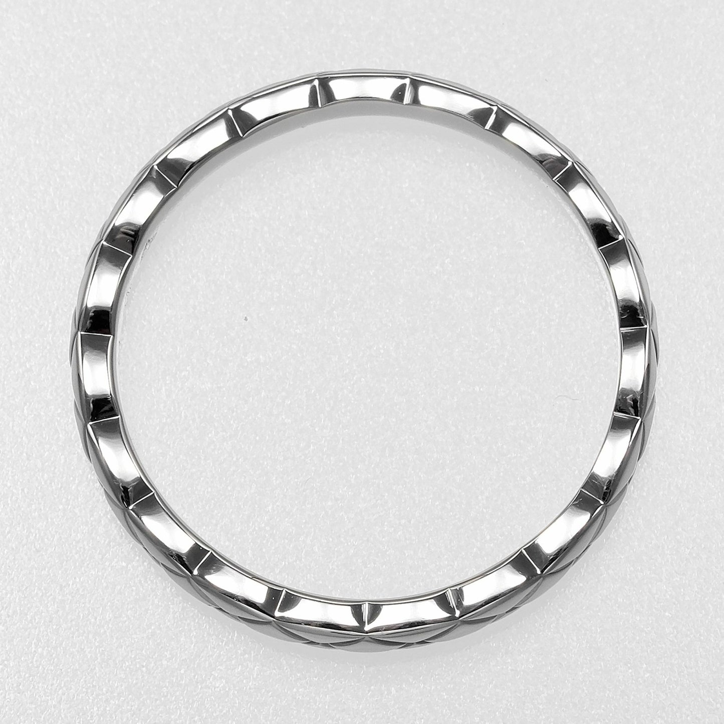 CHANEL Coco Crush Wedding Ring, Small, Size 13.5, Pt950 Platinum, Approx. 4.39g