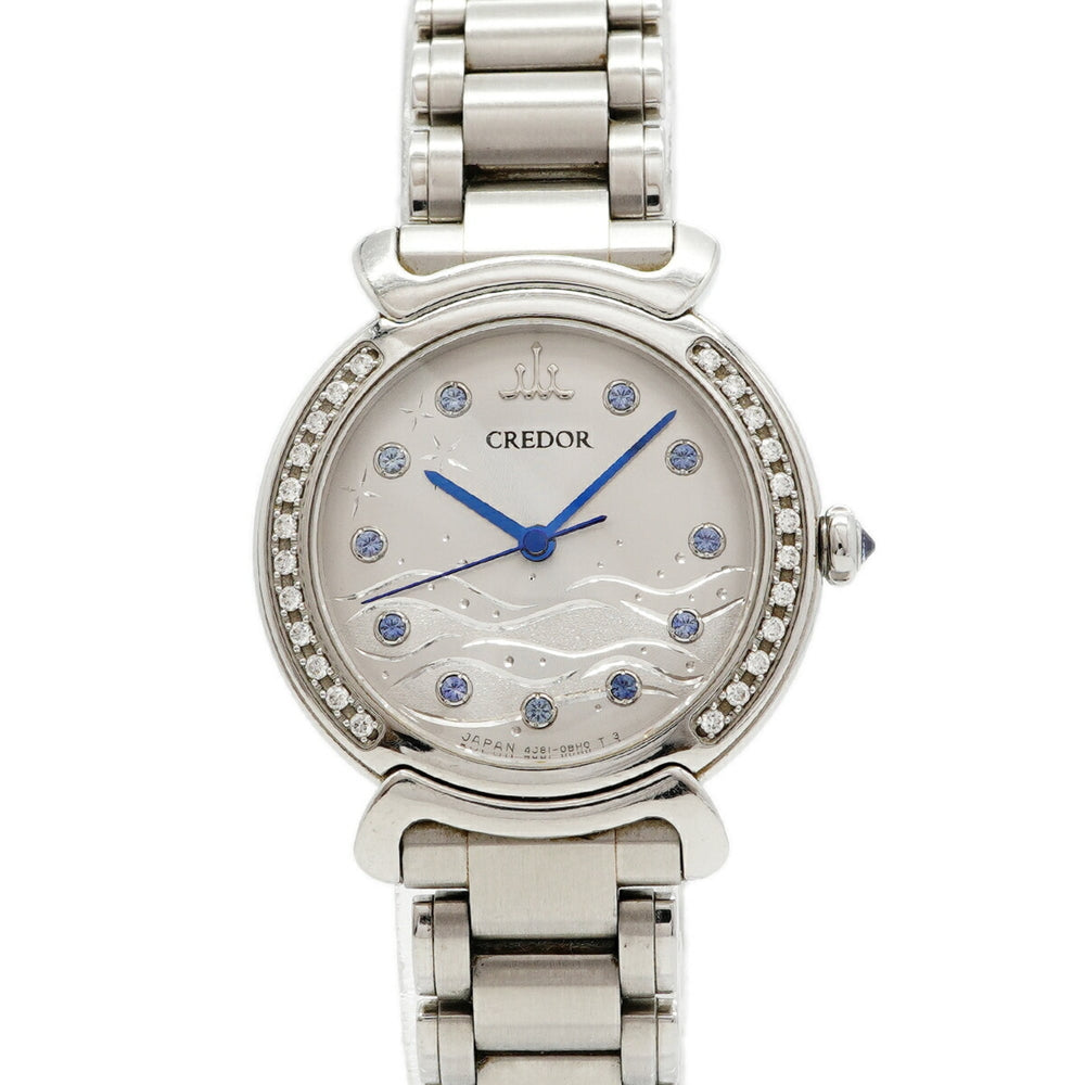 Seiko Credor Linealux Limited Edition (150 pieces worldwide) GSAS933 4J81-0AZ0 Silver Dial Women's Watch — Good