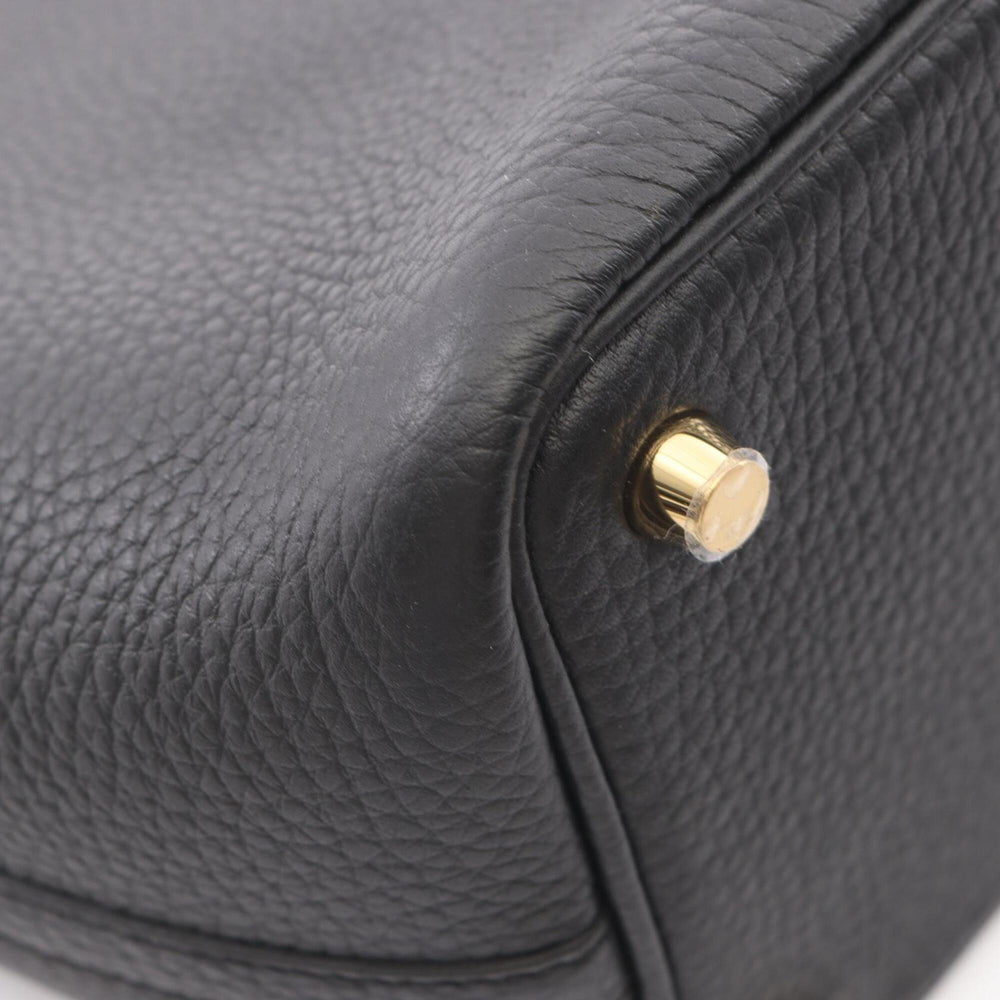 Hermes Picotin Lock PM Handbag, Leather, Taurillon Clemence Women's, Black — New - Store Return