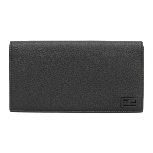 Fendi FENDI FF folio long wallet leather black