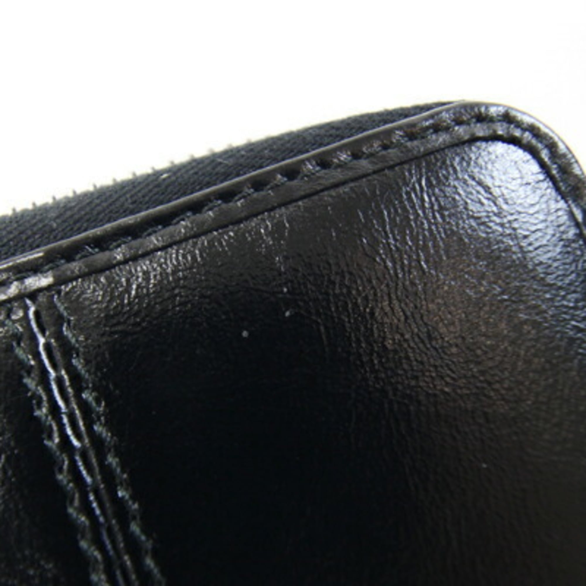 Prada Coin Case 2MM003 Black Leather Purse Mini Wallet Compact for Men and Women