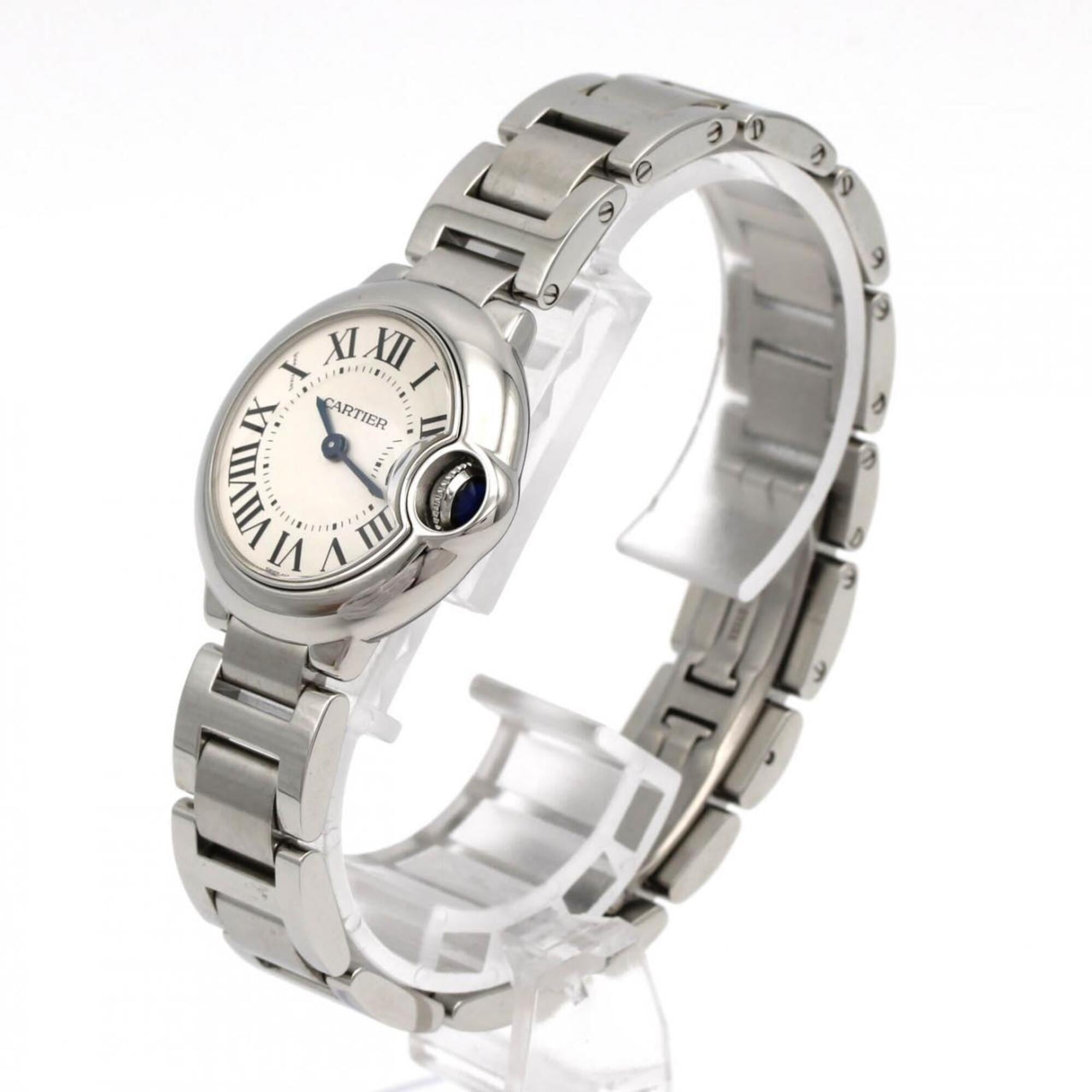 Cartier Ballon Bleu SM W69010Z4 SS Quartz Watch — Very Good