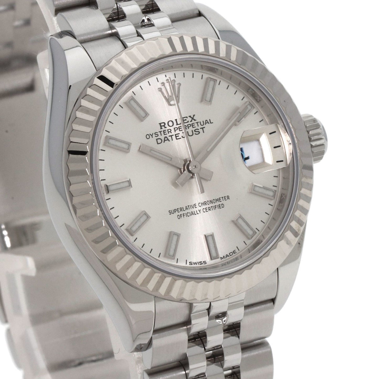 Rolex 279174 Datejust 28 Watch Stainless Steel SS K18WG Ladies ROLEX