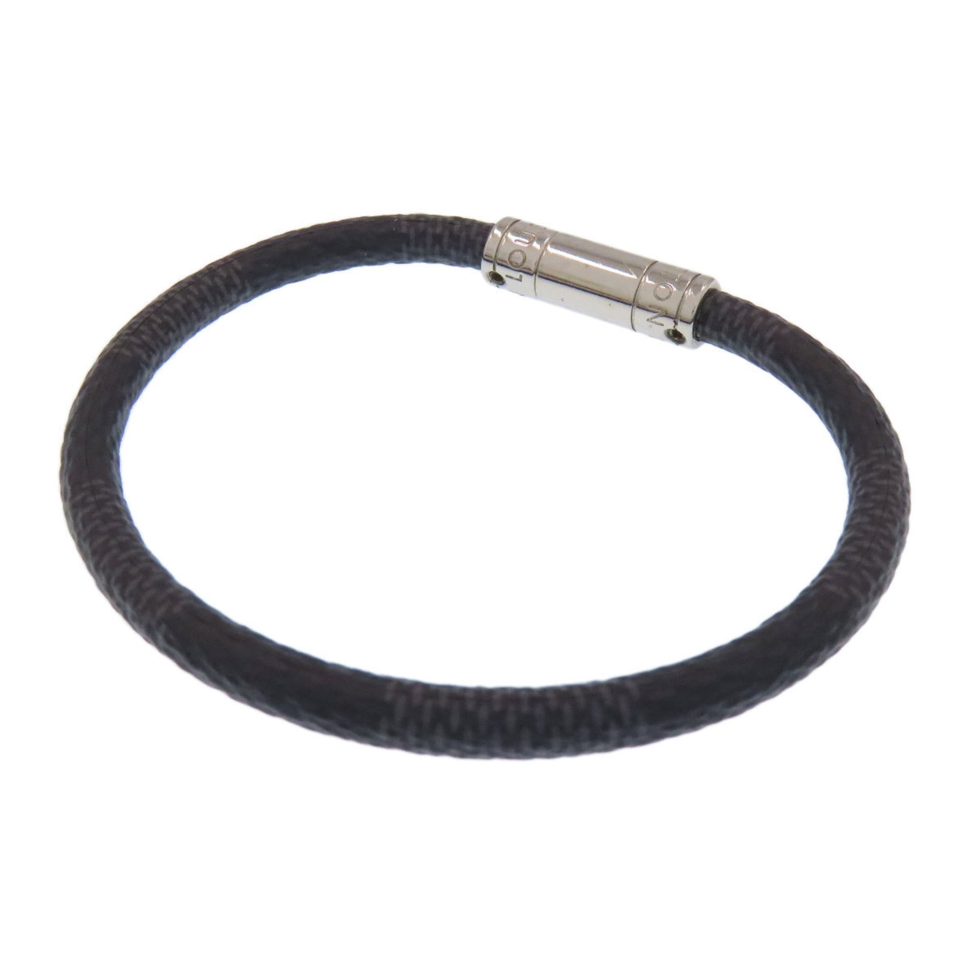 Louis Vuitton M6140E Brassle Keep It Bracelet in Damier Canvas/Metal for Women