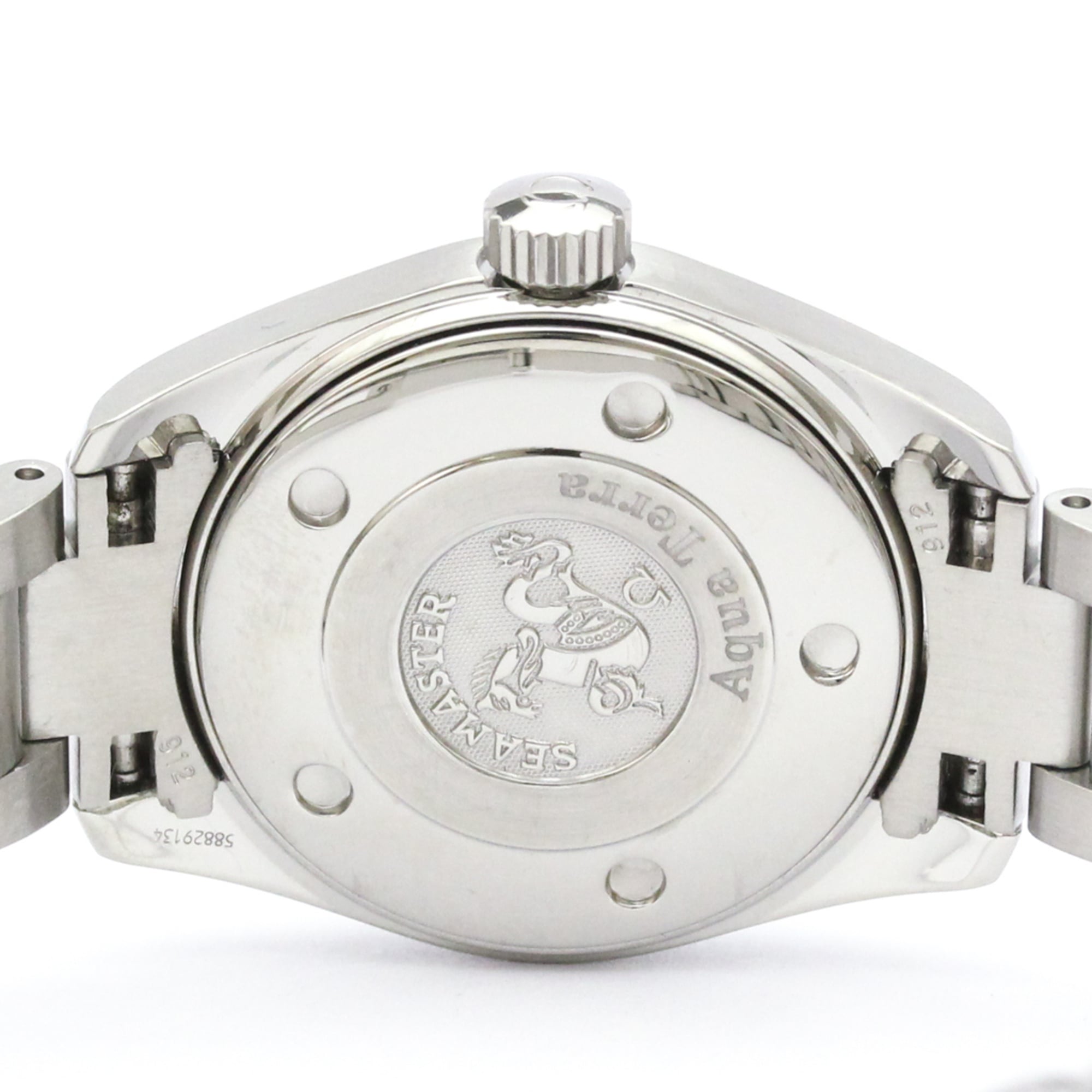 OMEGA Seamaster Aqua Terra Steel Quartz Ladies Watch 2577.50 Polished — Very Good