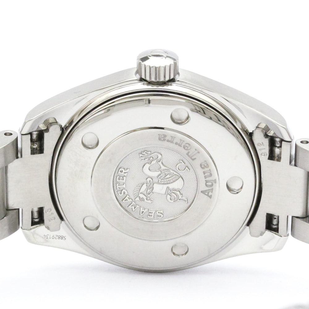 OMEGA Seamaster Aqua Terra Steel Quartz Ladies Watch 2577.50 Polished — Very Good