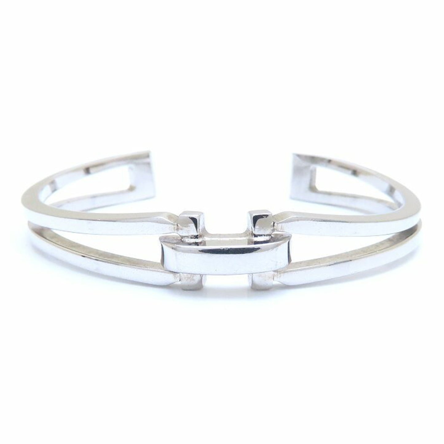 Salvatore Ferragamo Bangle, Silver Plated, Women's, 294284